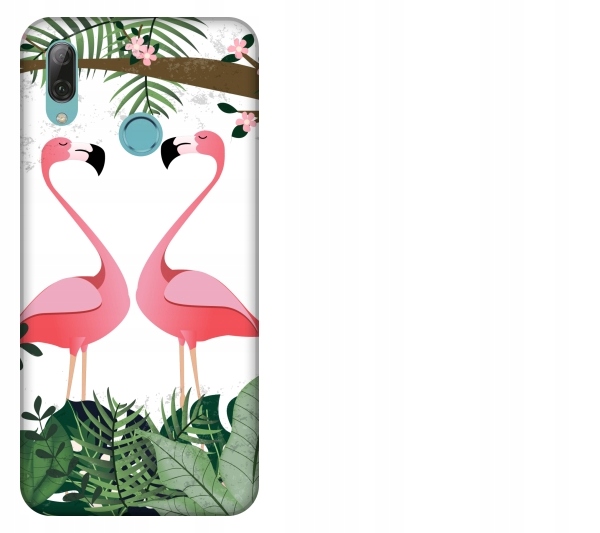 

Etui pokrowiec Huawei P Smart 2019 Flamingi lato