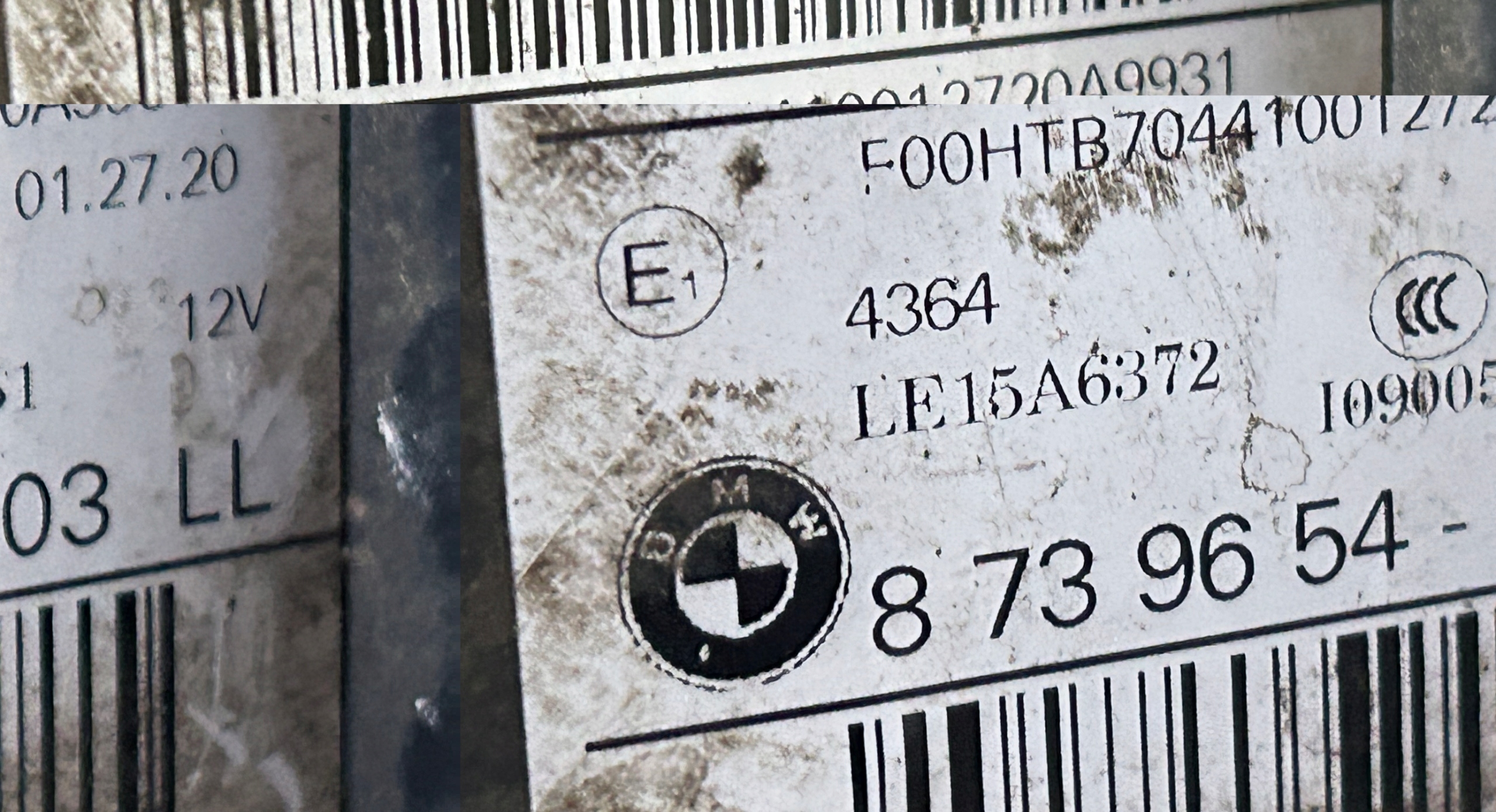 light right front BMW G01 G02 FULL LED 8739654