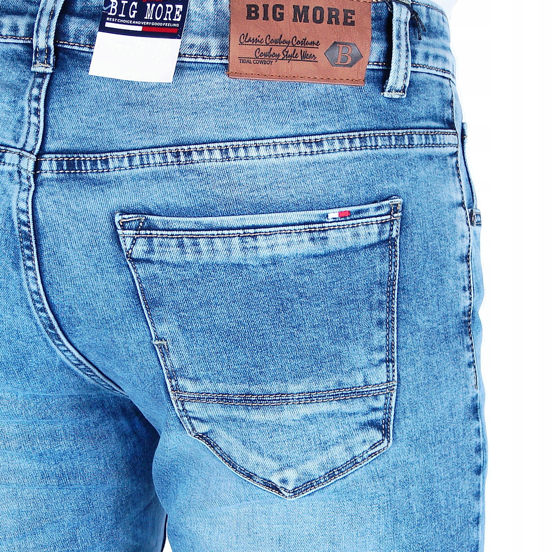 SPODNIE MĘSKIE JEANSOWE W 35 L 32 W90-92 cm Rozmiar 35/32