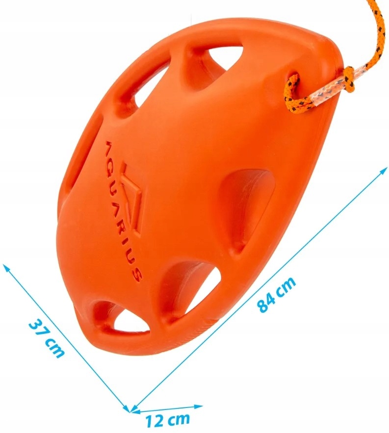 BOJA BOJKA RATOWNICZA asekuracyjna pływania AQUARIUS Atest certyfikat PRS EAN (GTIN) 5904083362961