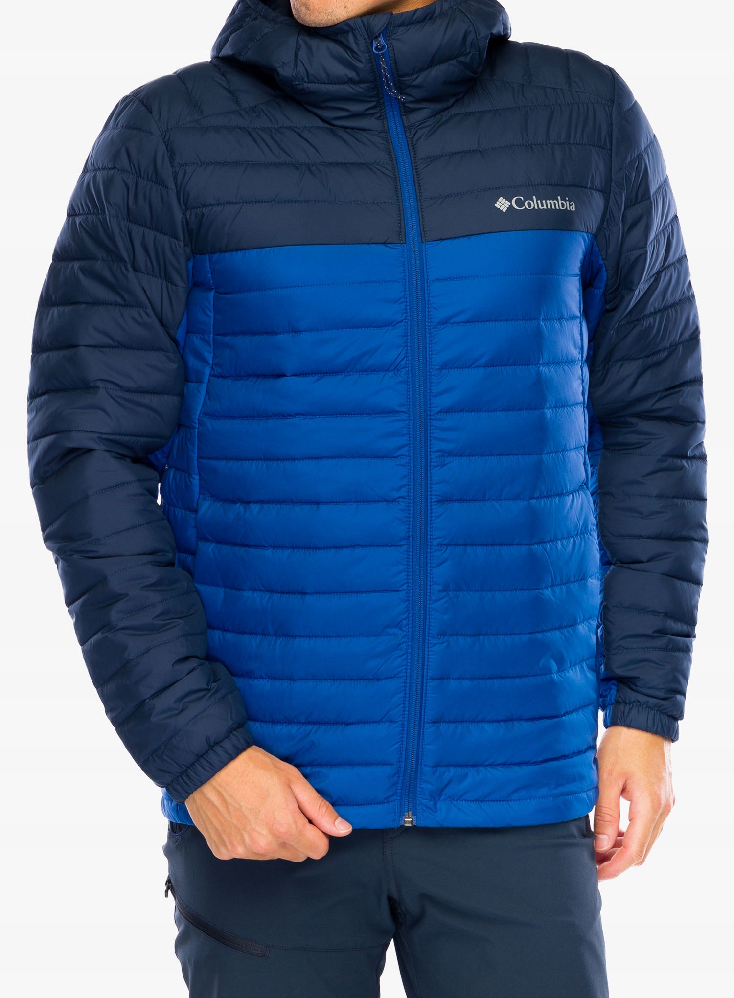 Zateplená bunda Columbia Silver Falls II Hooded Jacket modrá/navy S