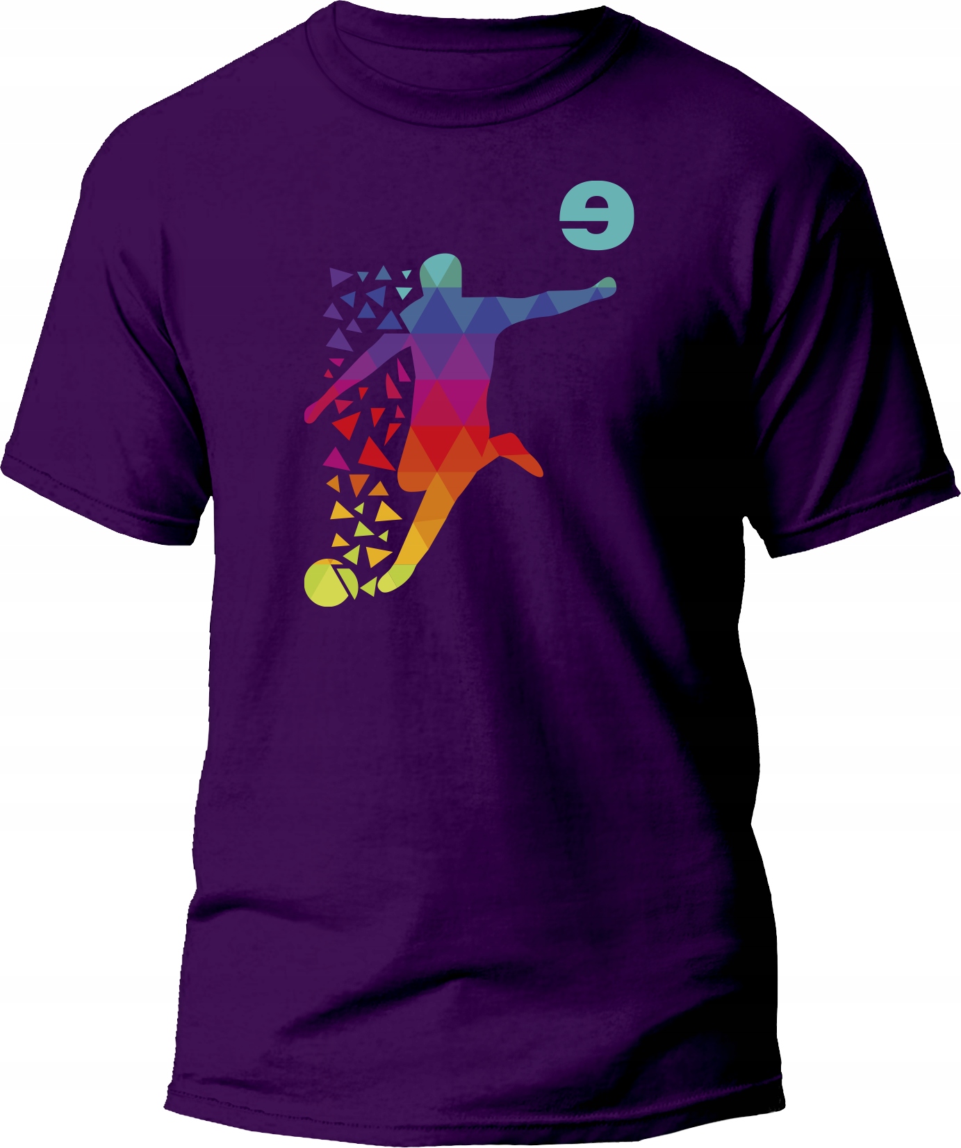 

Koszulka t-shirt - piłkarz Kolory | Keeza