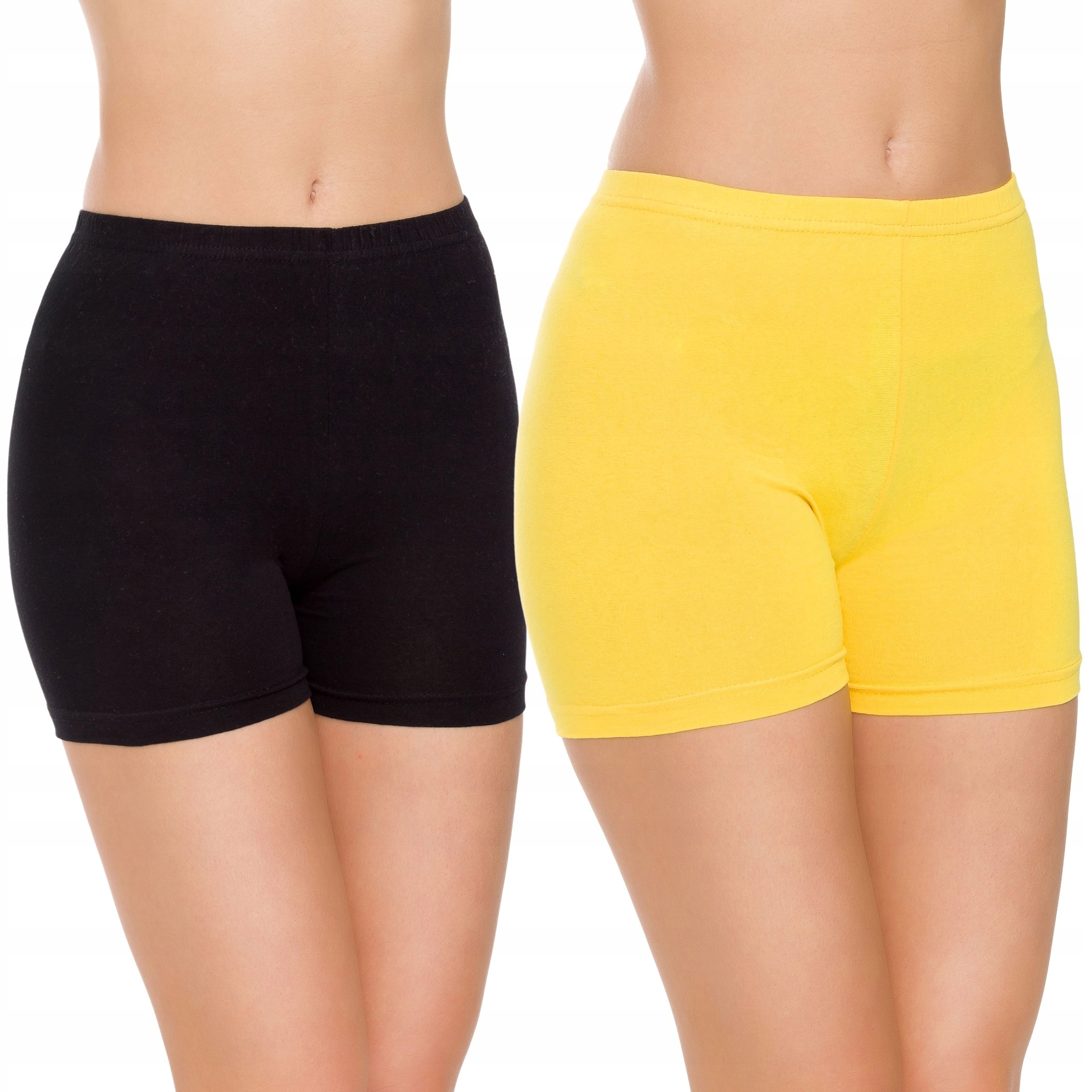 

Dwupak Damskich Bawełnianych Szortów Legginsy L