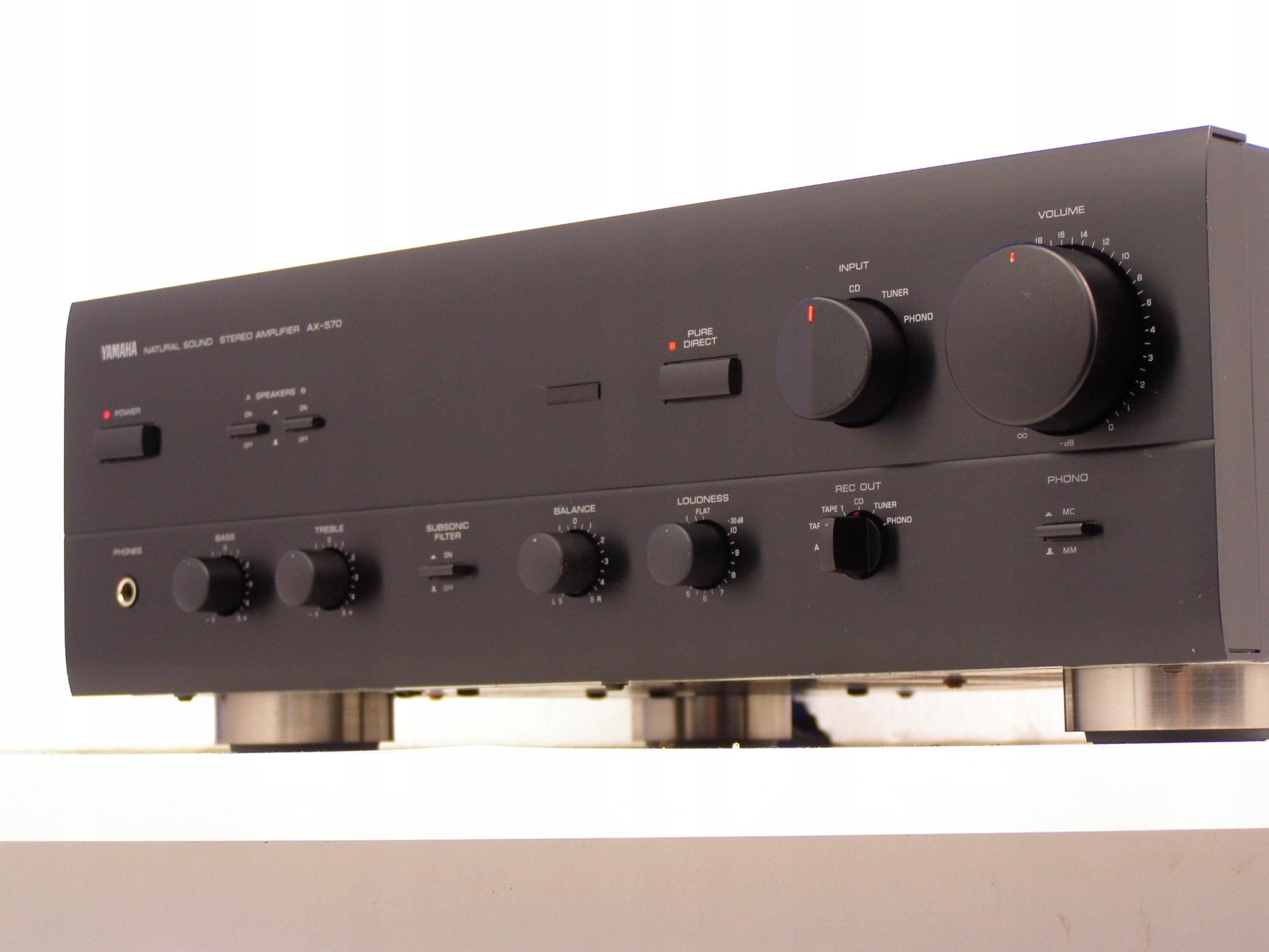 YAMAHA プリメインアンプ　AX-570 YAMAHA AX-570 プリメインアンプ修理依頼 | 滋賀オーディオ