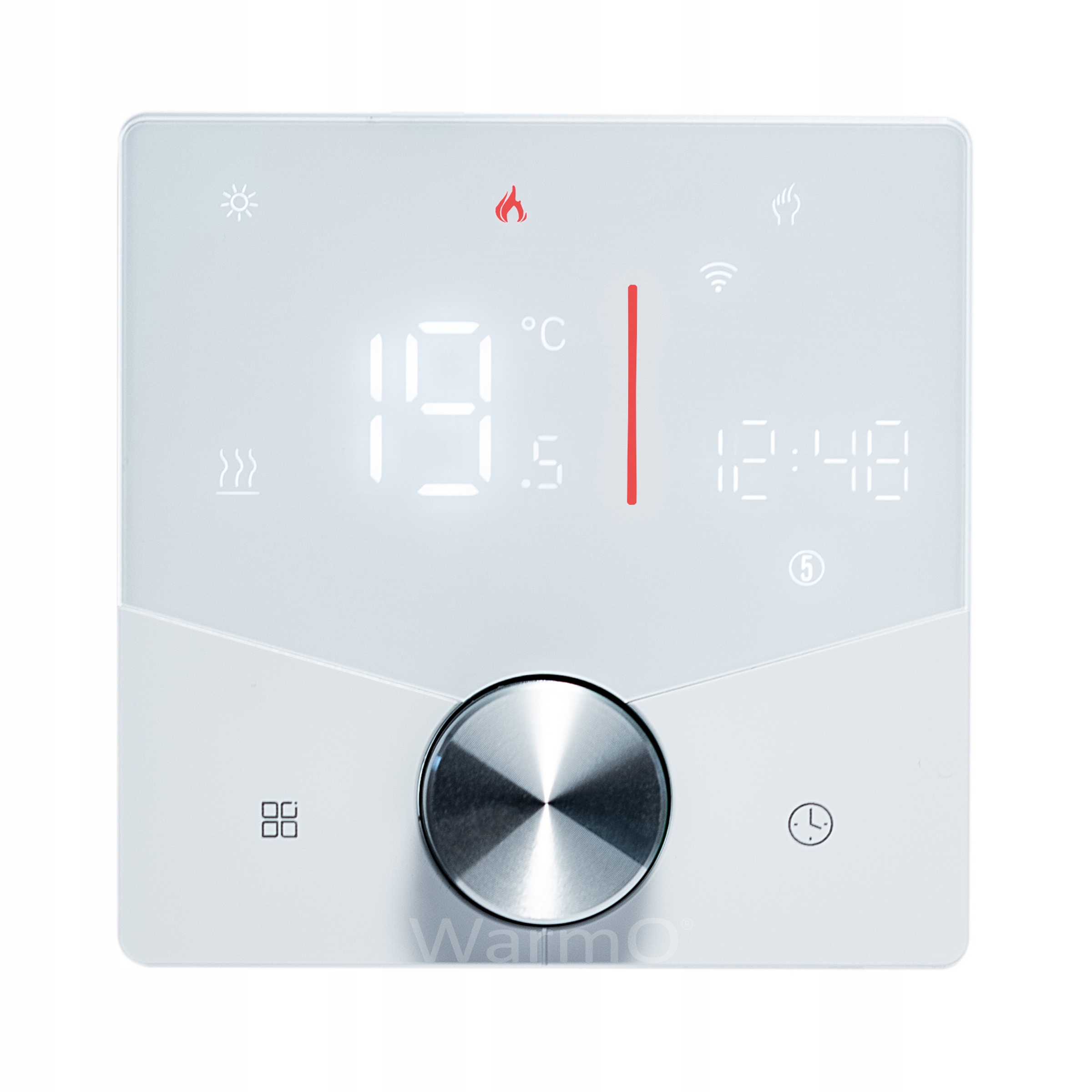 Regulátor Teploty WarmO B90w Wifi Termostat Biely podlahové vykurovanie