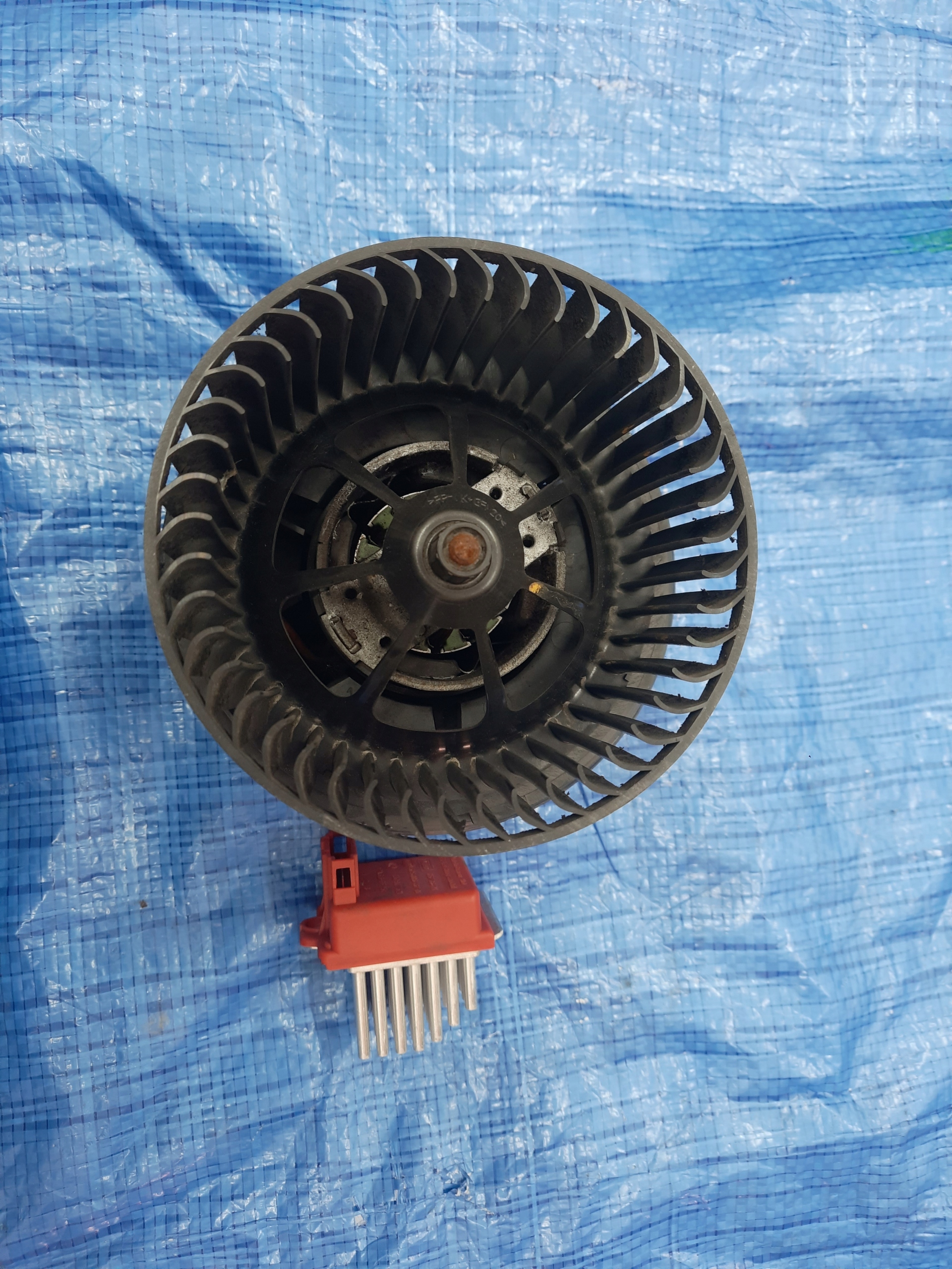 ventilátor + rezistor, reostat, regulátor topení SHARAN 7N 7M1819021