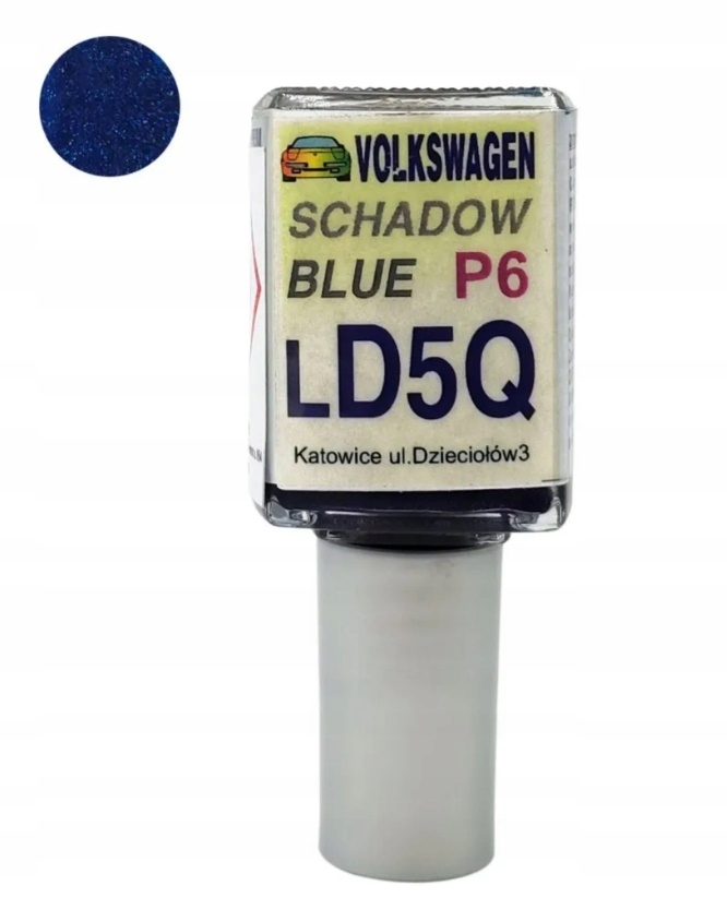 Zaprawka do rys 10ml AUDI VW SEAT D5Q LD5Q P6 SHADOW BLUE