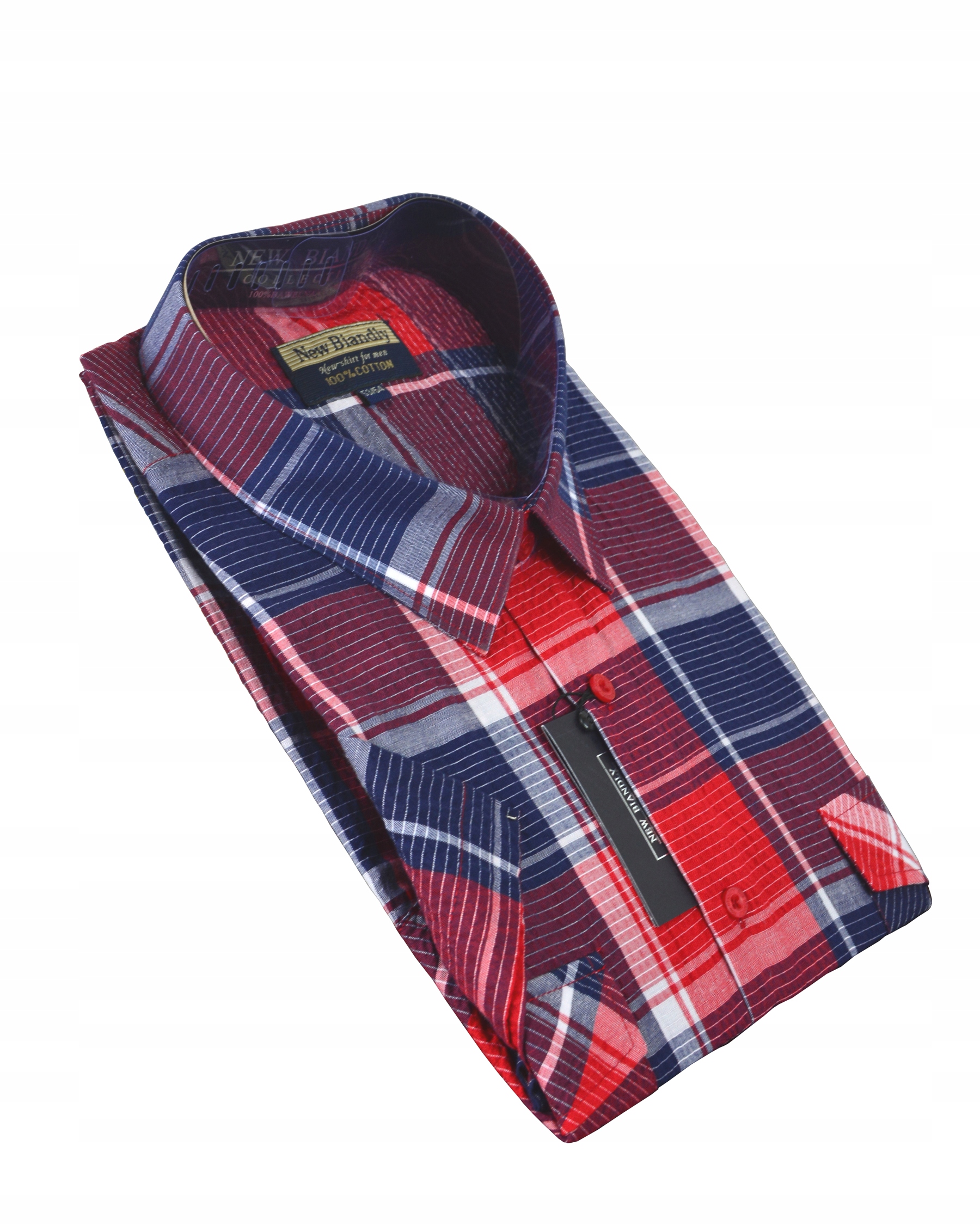 

5523 Koszula męska krótki rękaw kora roz 5XL 50/51