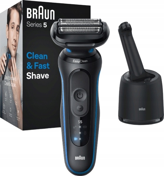 Pánsky holiaci strojček Braun 5 52-B7000cc, suchý a mokrý, Clean&Charge