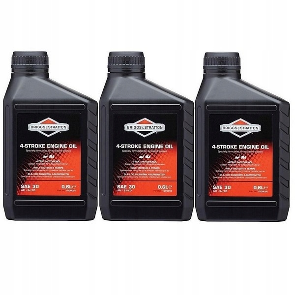 

Briggs Stratton 4T SAE30 olej do kosiarki 3 x 0.6L