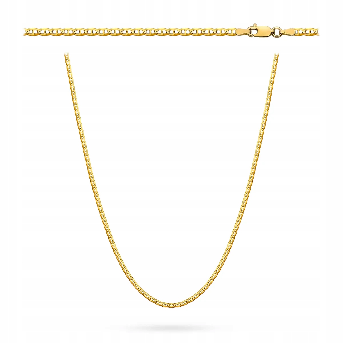 Złoty łańcuszek Gucci Pełny 55 cm złoto próba 333
