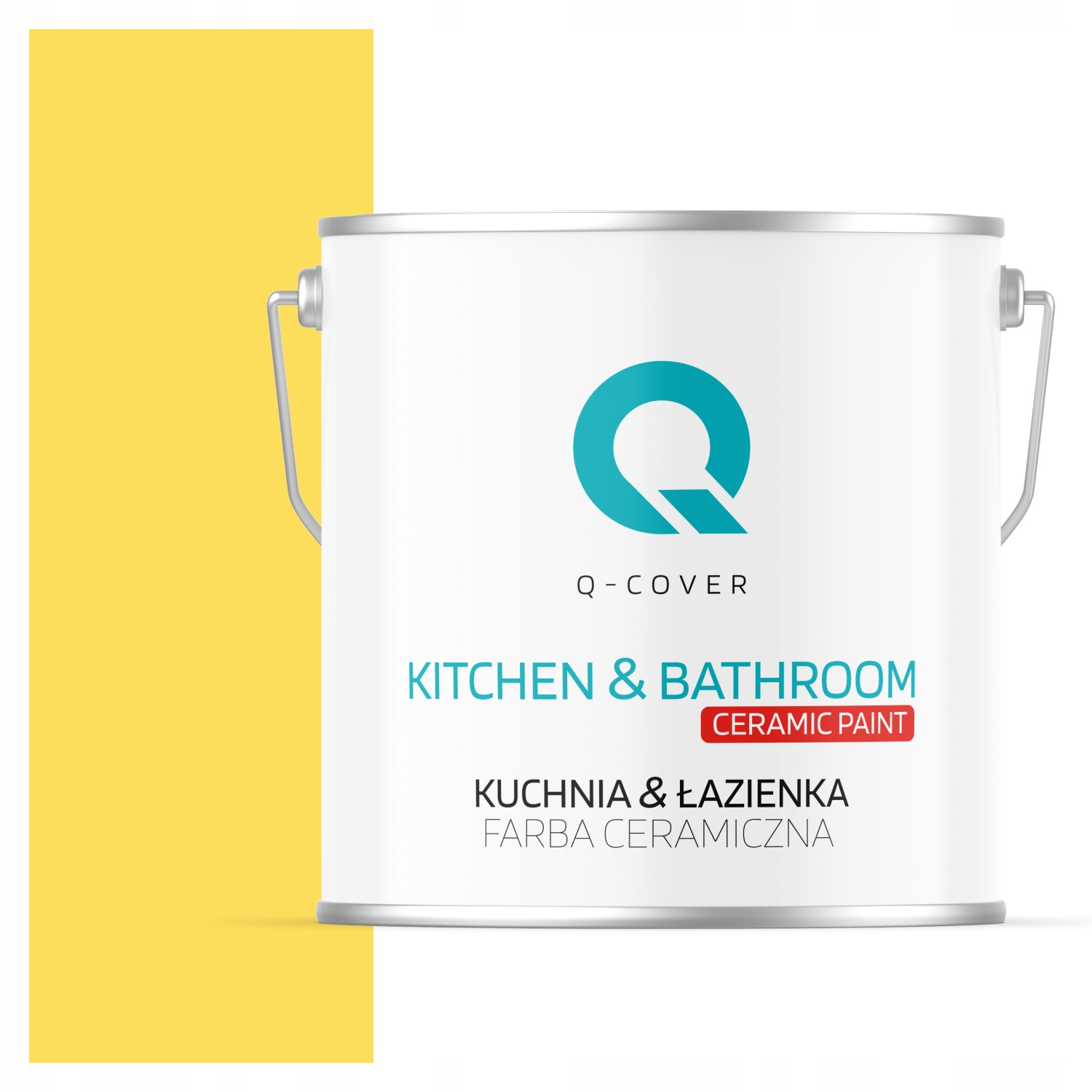 Farba Kúpeľňa Kuchyňa Vodotesná Farba Žltá H6872 Hlboká Matná 5 L Nástenná
