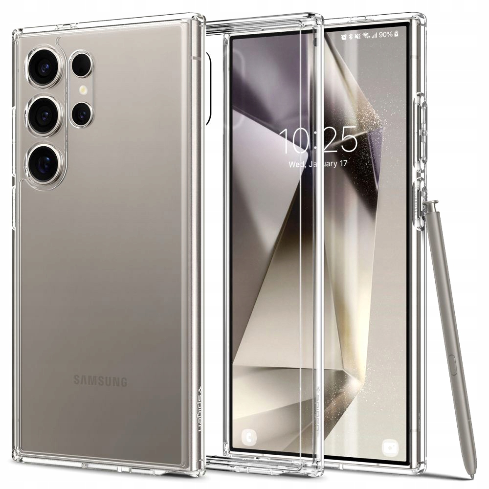Etui Spigen Ultra Hybrid do Samsung Galaxy S25 Ultra – Crystal Clear
