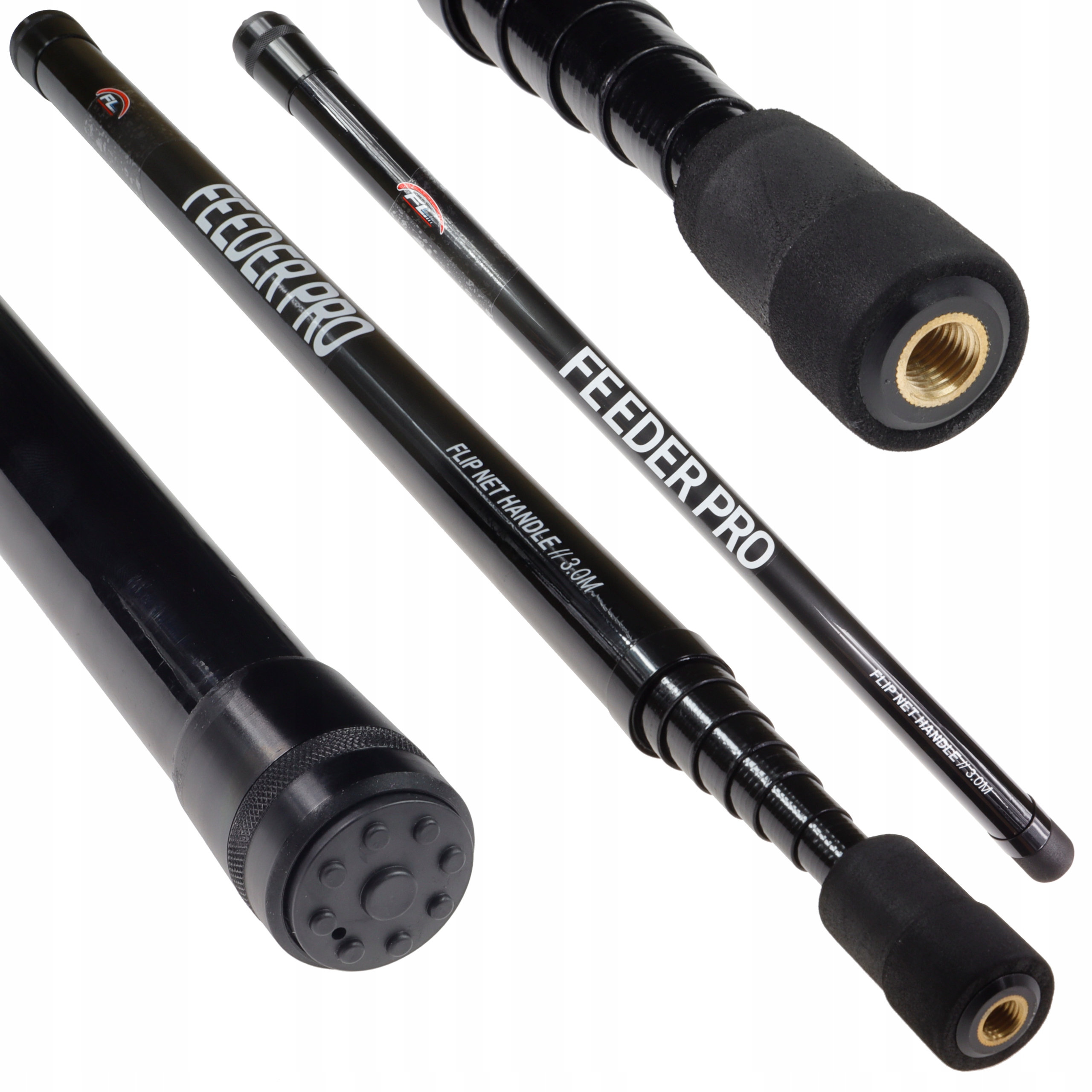 Sztyca teleskopowa Fl Feeder Pro 3 m do kosza podbieraka krótki skład