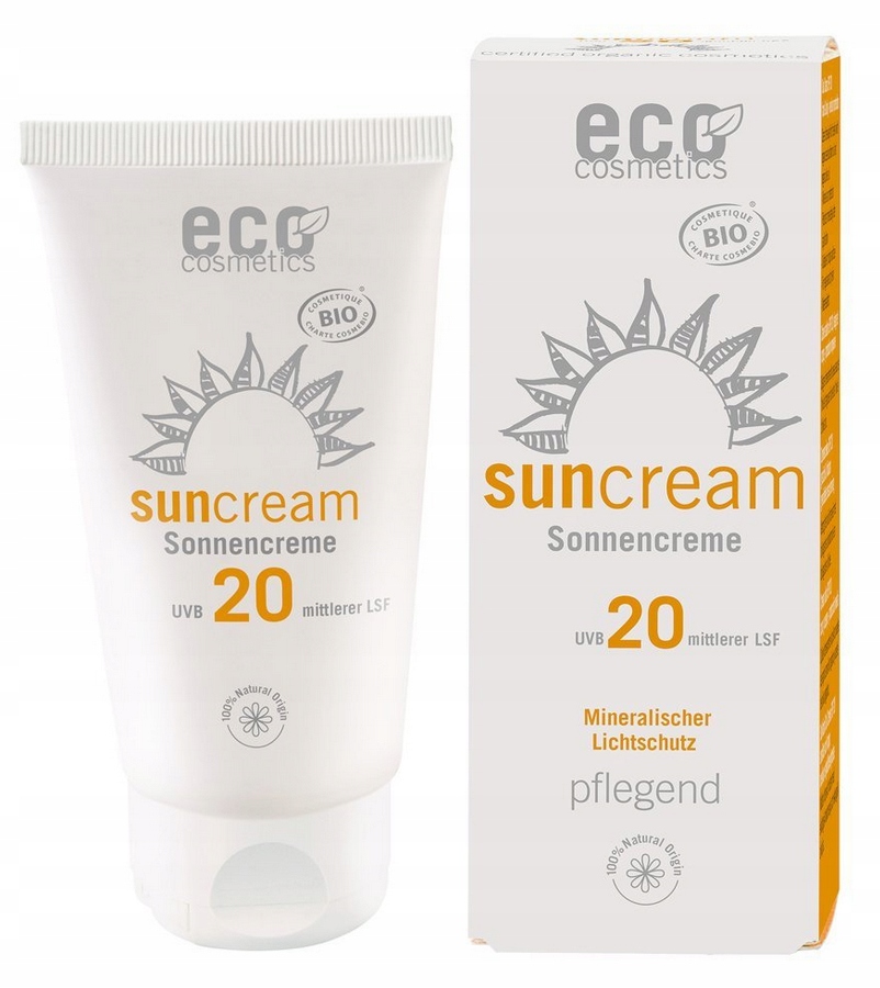 SUN CREAM SPF 20 Krem na słońce SPF 20 75ml Eco Cosmetics