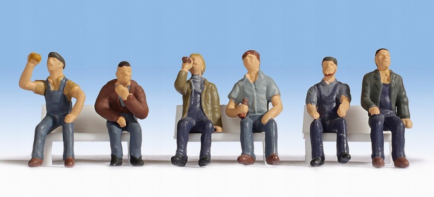 Noch 15278 , Sedící zaměstnanci železnice , stupnice Ho