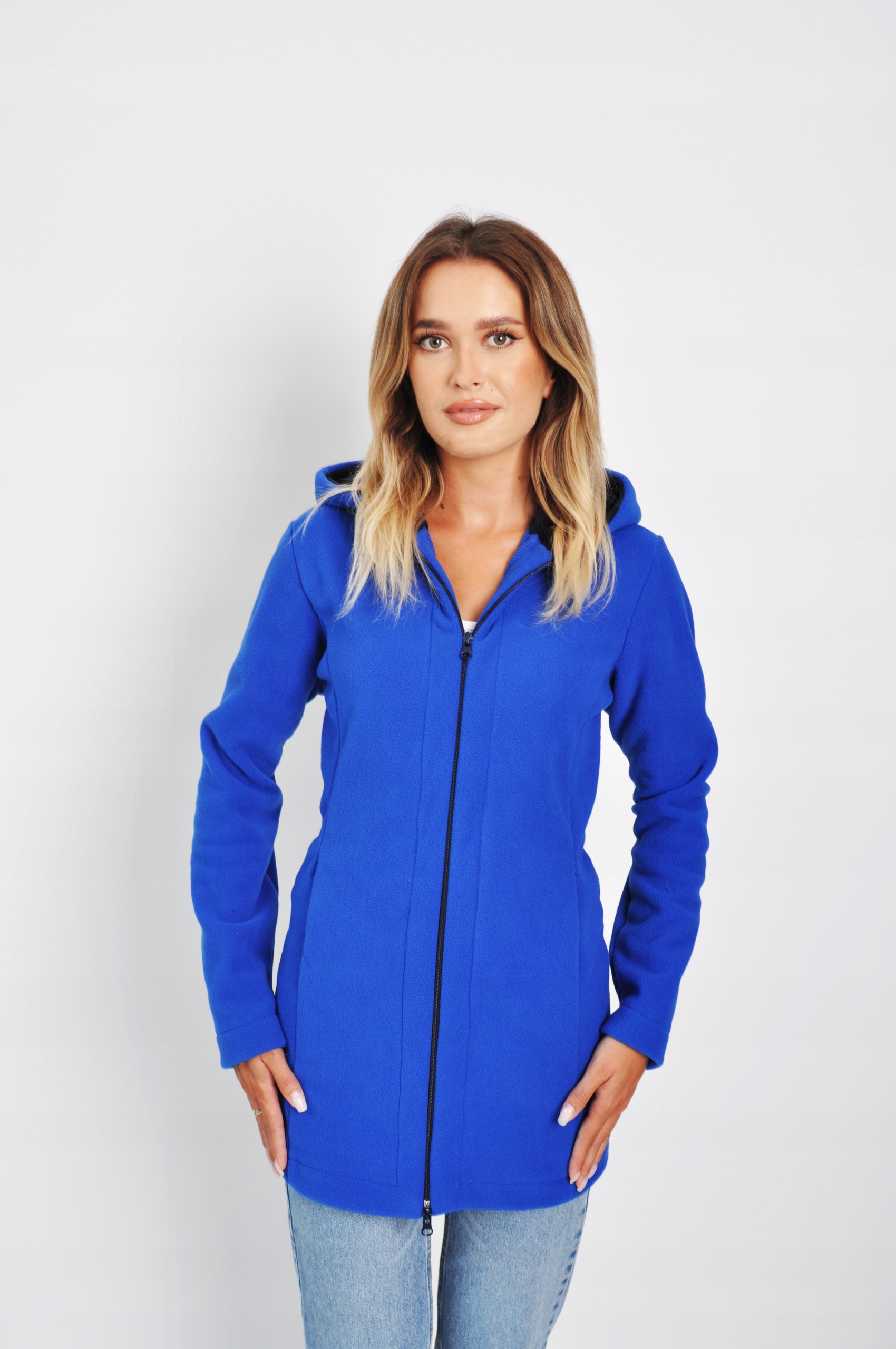 Dlouhý Dámský Fleece Teplý A Kvalitní!! 420 g/m2 M