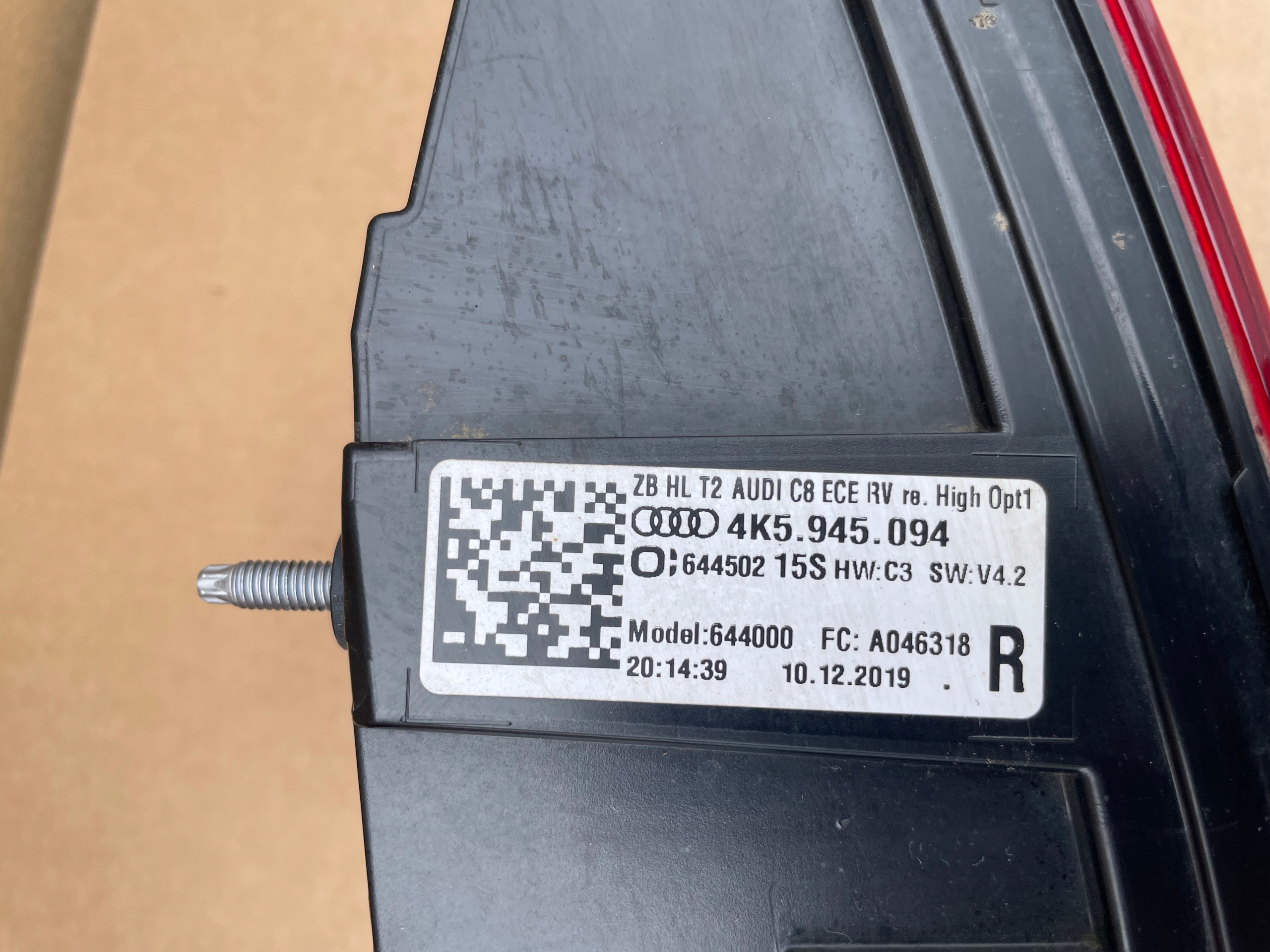 Feux phare AUDI A6 C8 Berline Comme Neuf Original 4K5945093 4K5945094