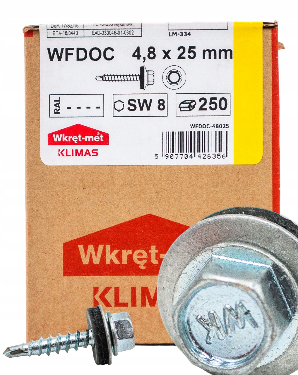 WKRĘTY FARMERSKIE 4,8x25mm OCYNK FARMERY 250szt