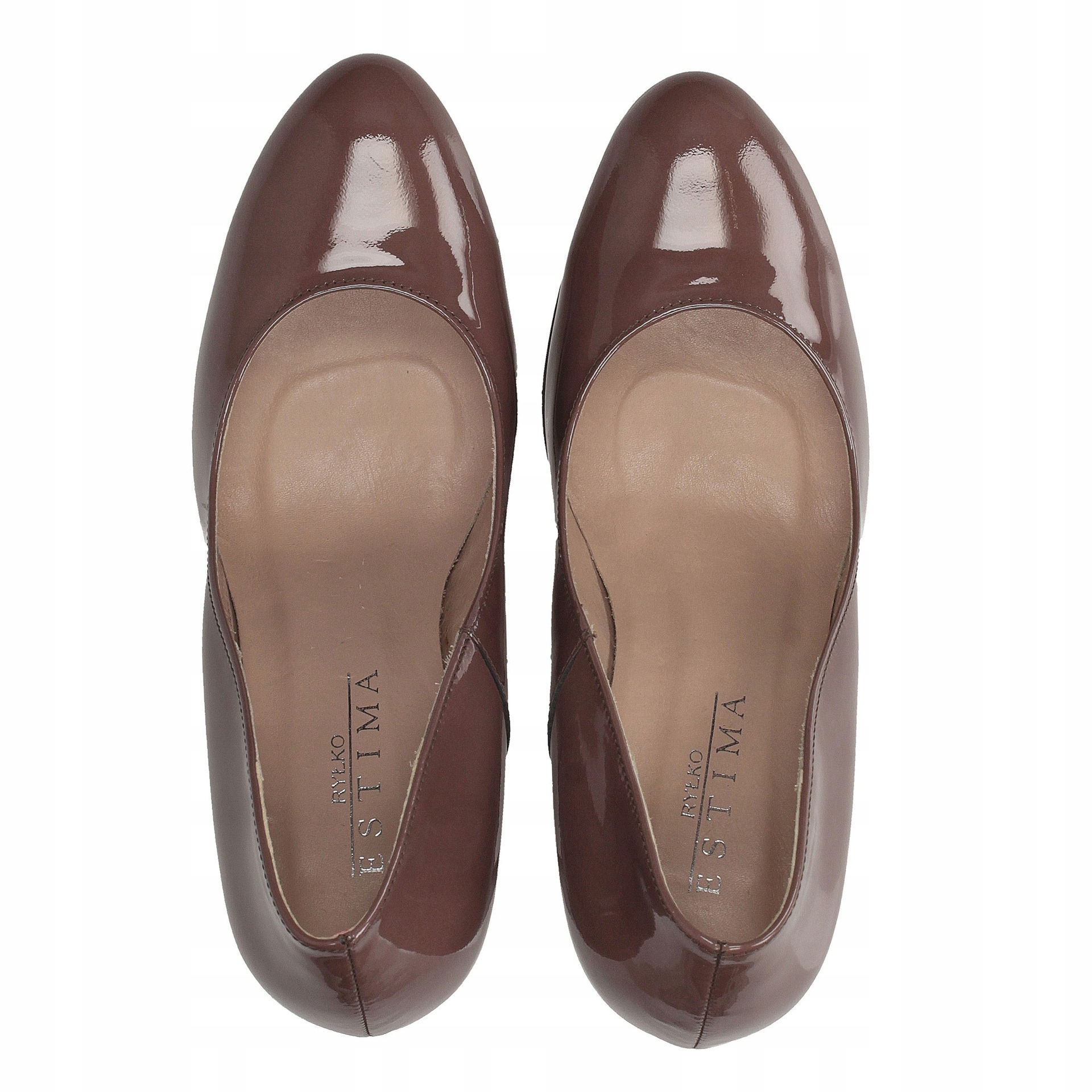 Wrzosowe lakierowane czółenka Ryłko H8200T3 37 Rozmiar 37