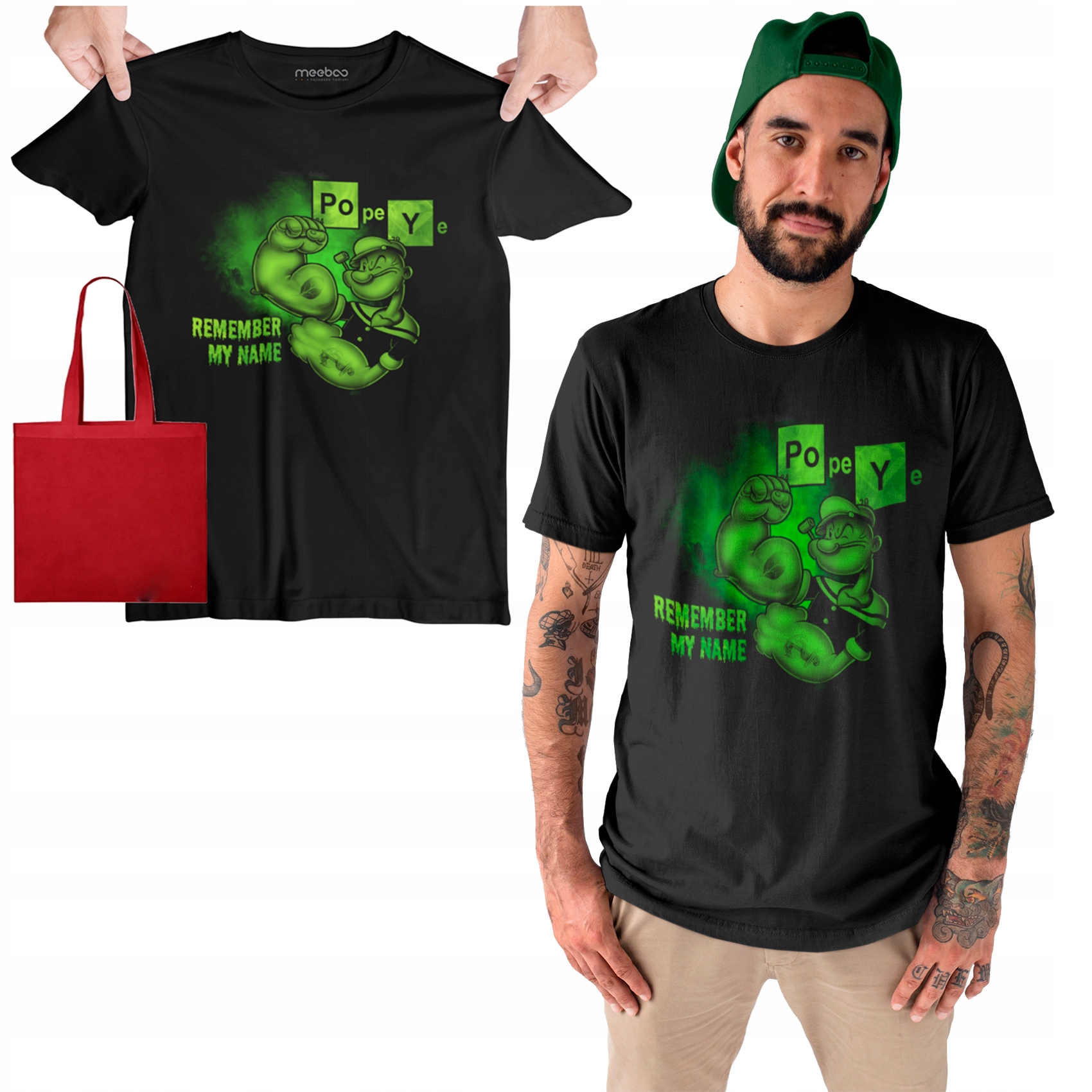

Koszulka Męska Tshirt Popeye Z Nadrukiem Prezent