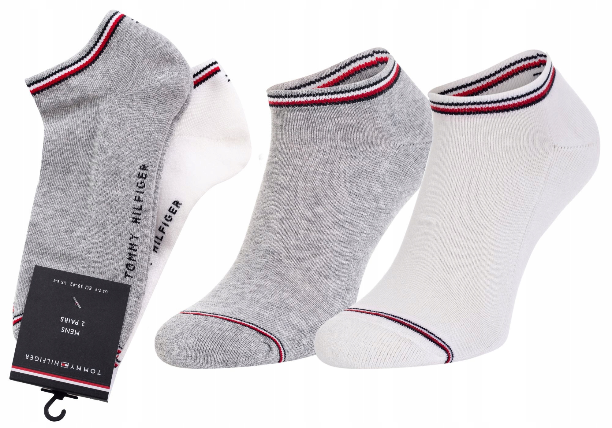 

Tommy Hilfiger Męskie Skarpetki Stopki 2P R: 43-46
