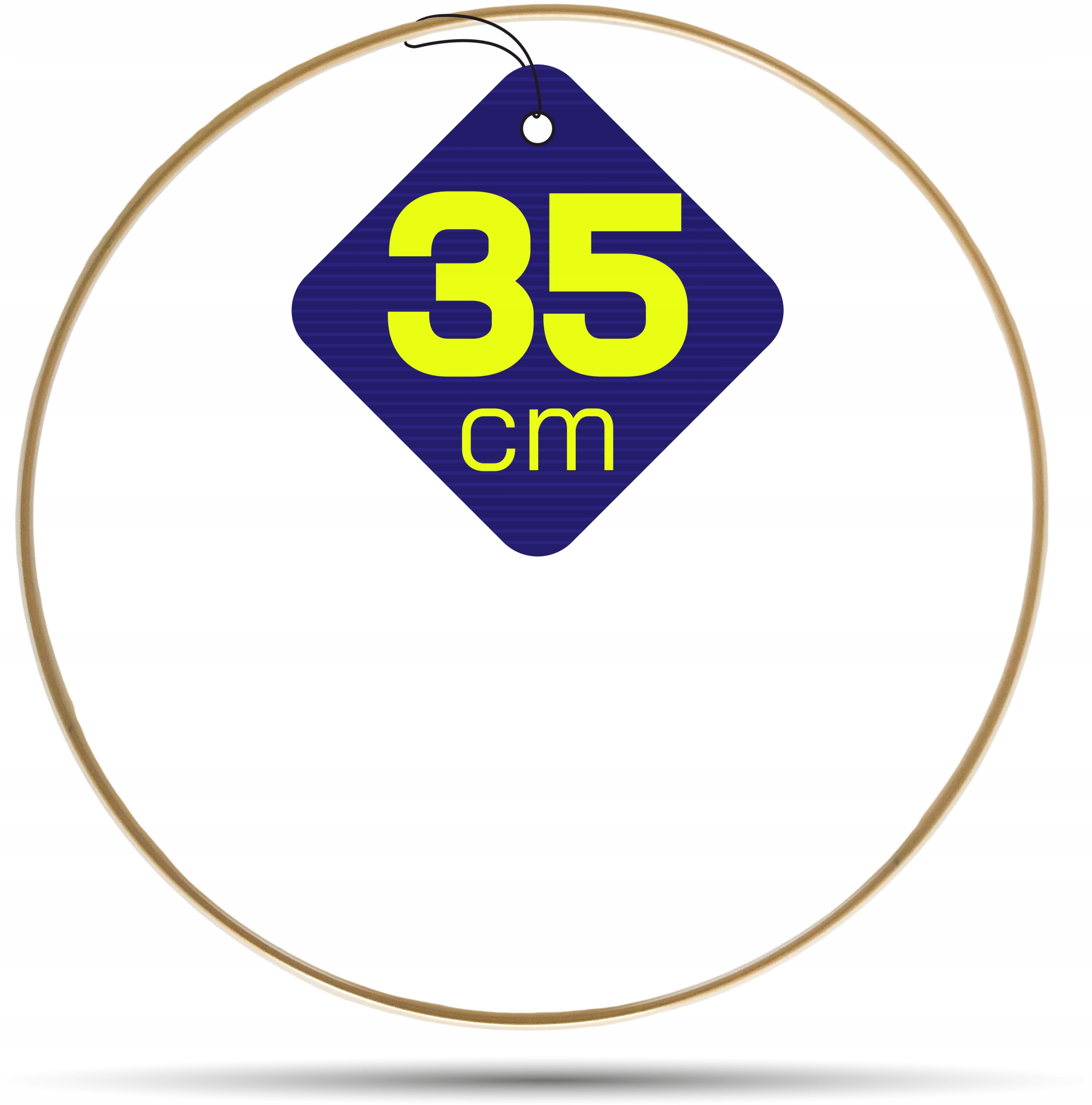 

metalowa obręcz Złota Mat kółko do łapaczy snów 35