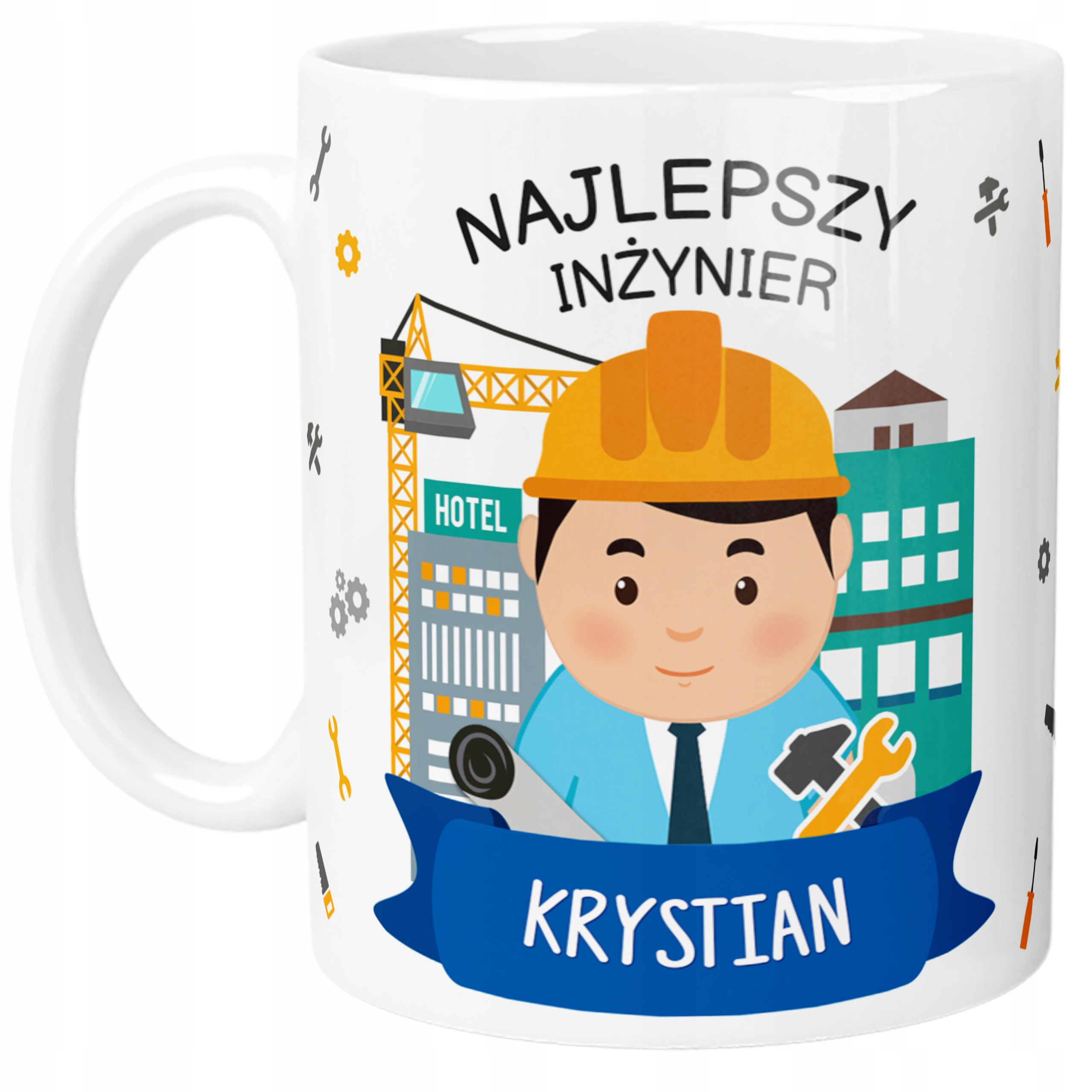 

Personalizowany Kubek Inyżyniera Kierownika Budowy