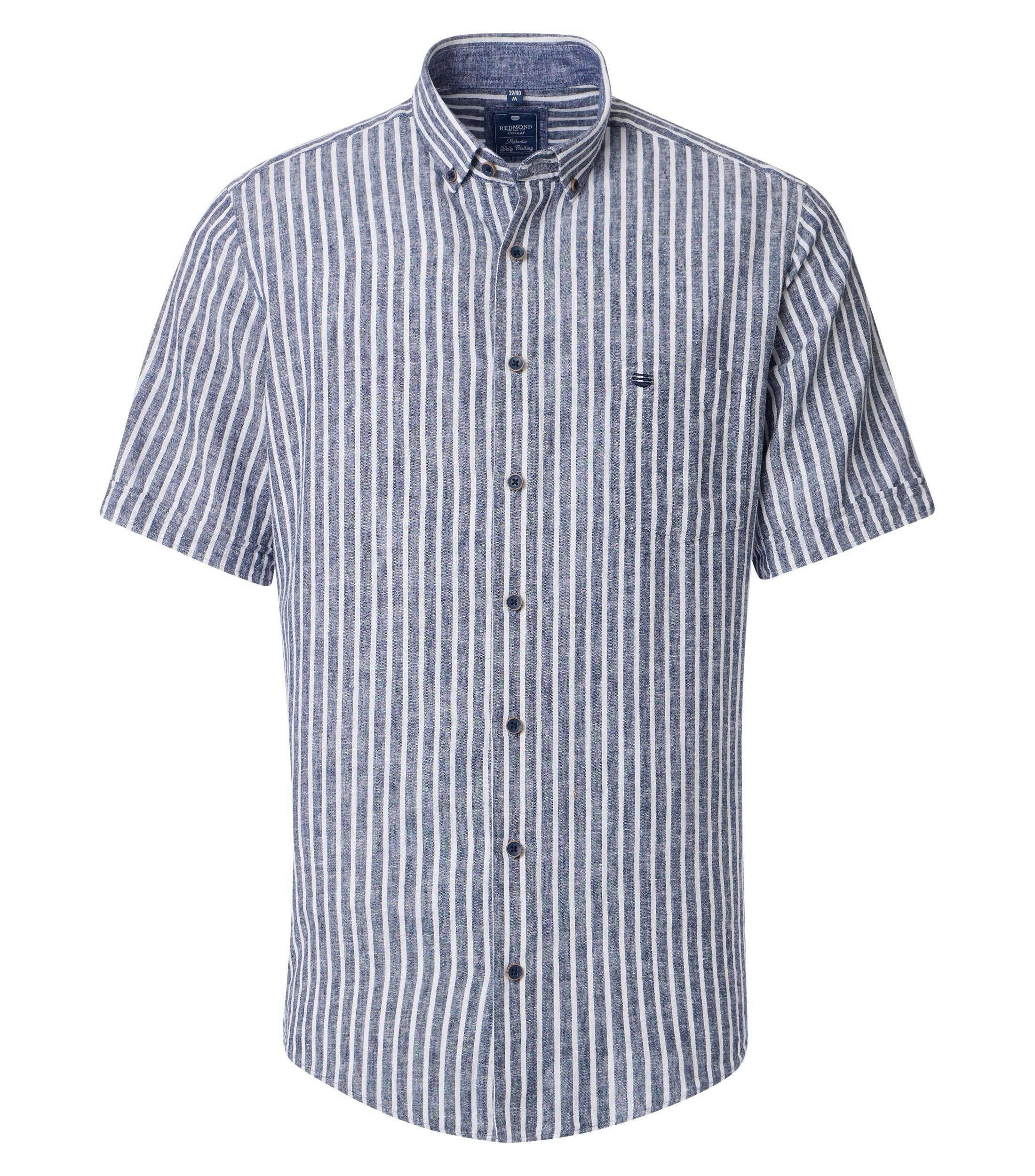 Redmond Velké Velikosti Košile Casual Lněná Léto 5XL 172 cm