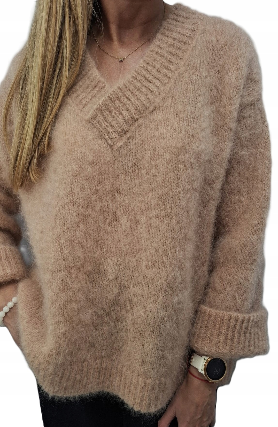 Cococmore Yarn Svetr Premium Kid Moher Karamelový New