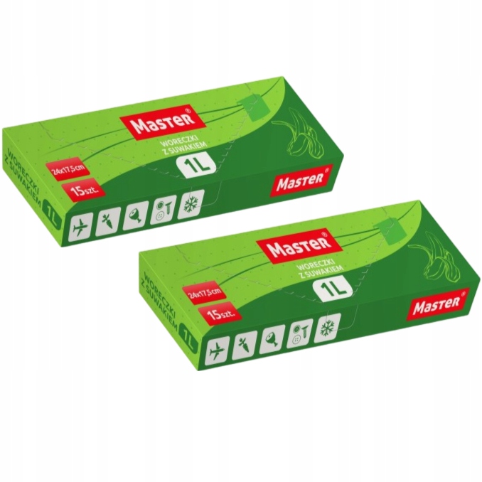 WORECZKI STRUNOWE Z SUWAKIEM 1L 30szt (S212) • Cena, Opinie