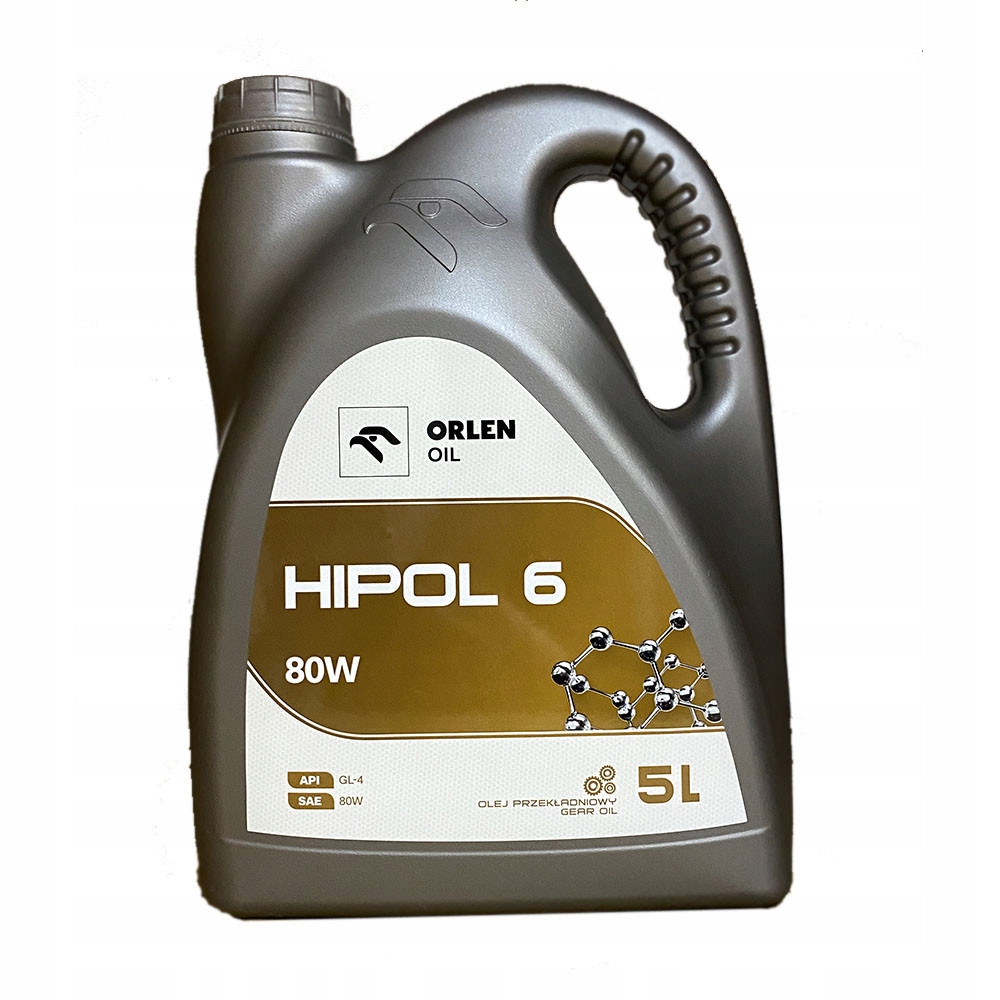 Olej Przekładniowy Mineralny Wielosezonowy Orlen Oil Hipol 6 80W 5L