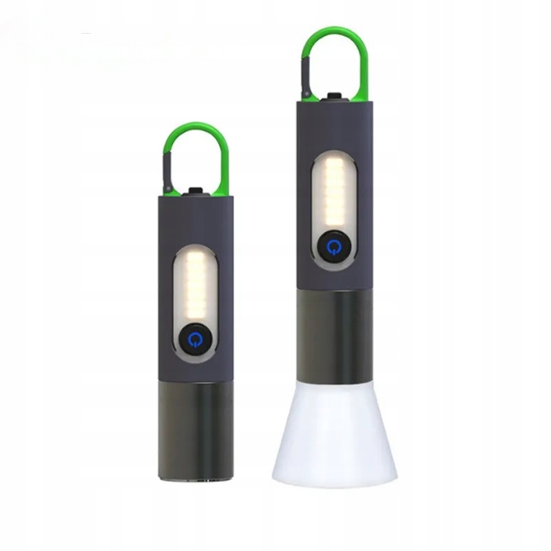 MAŁA MEGA MOCNA LATARKA TAKTYCZNA COB ZOOM LED USB