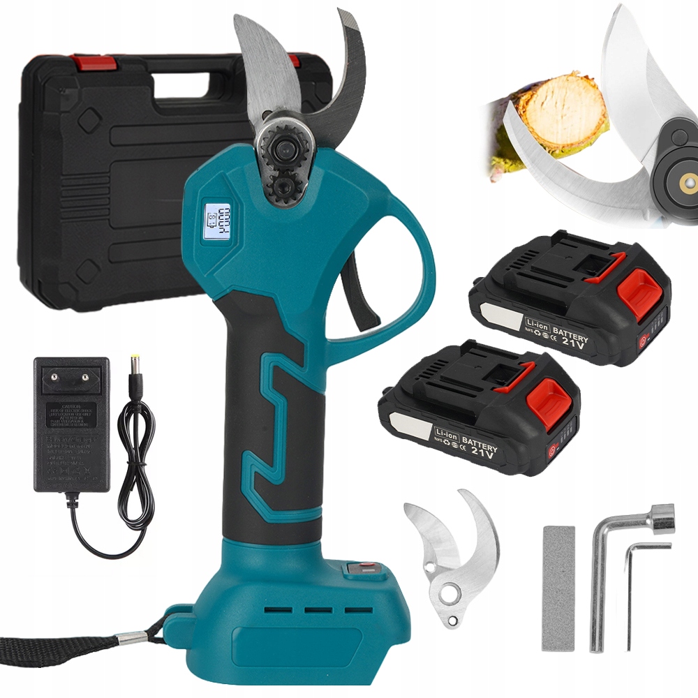 Bezkartáčové elektrické nůžky na stříhání 25 mm, sada 2 baterií