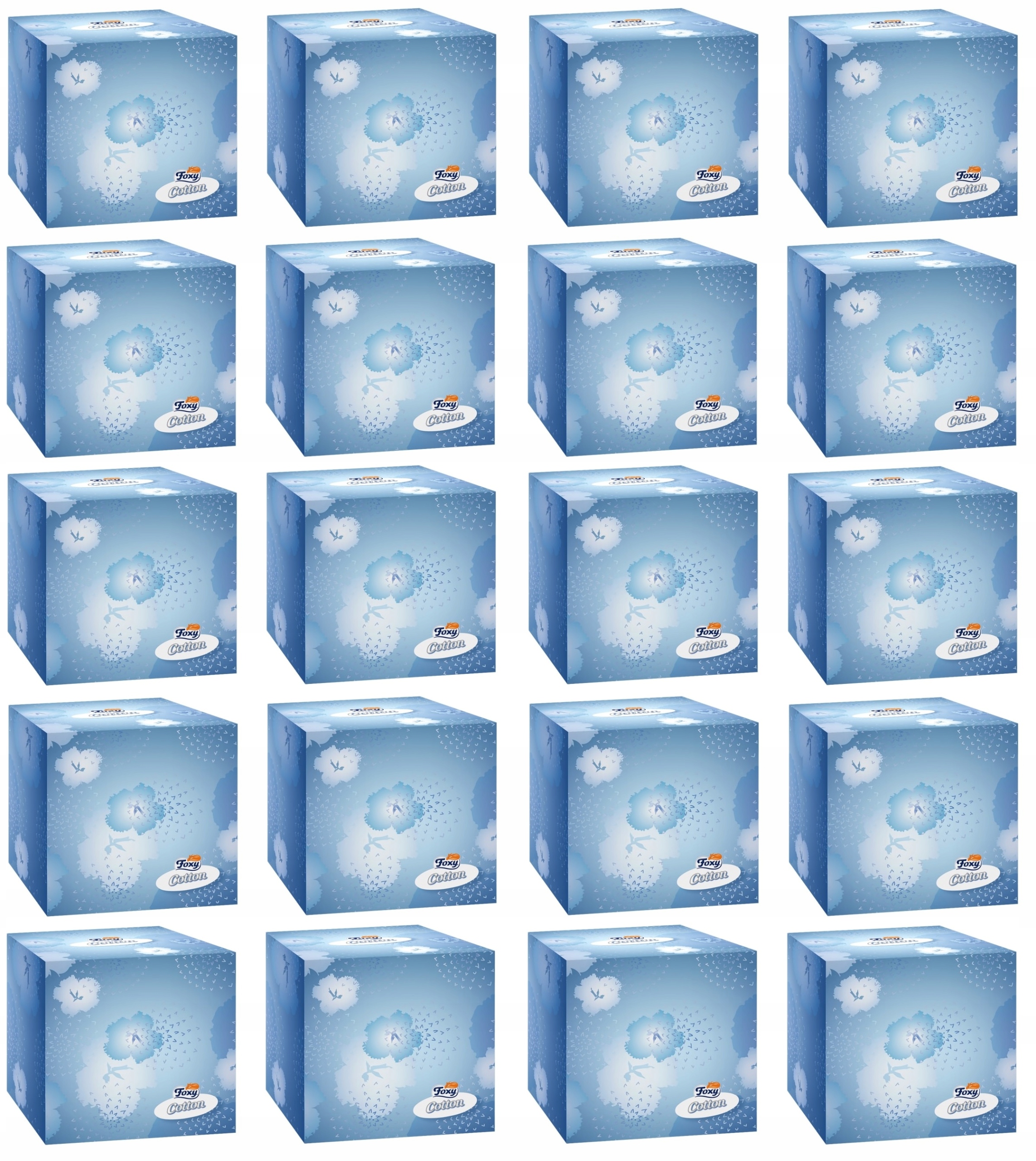 

Foxy Cotton Cube Chusteczki Wyciągane 20 x 60 szt