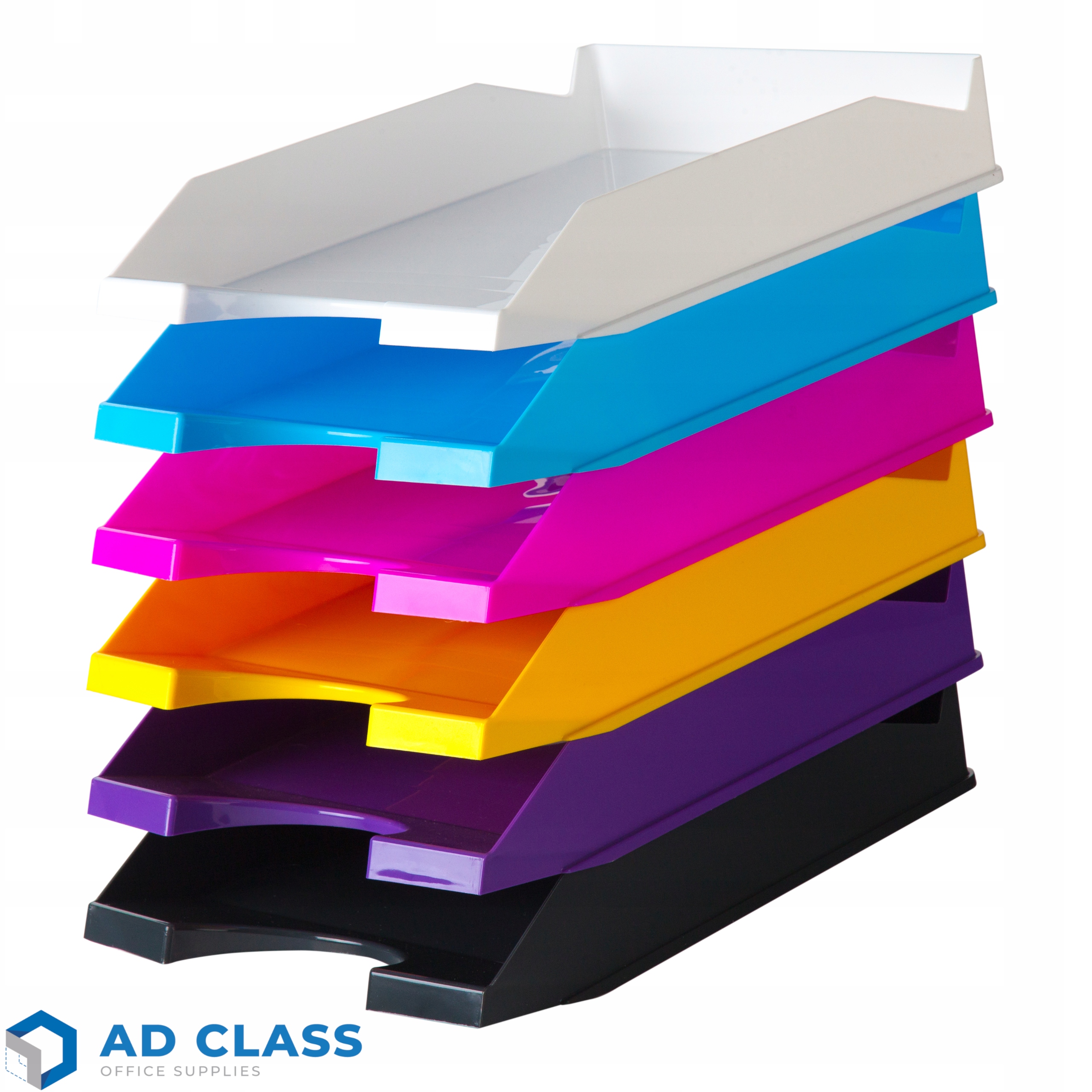 AD Class Półka na Dokumenty, Szuflada A4 fioletowa Kolor fioletowy