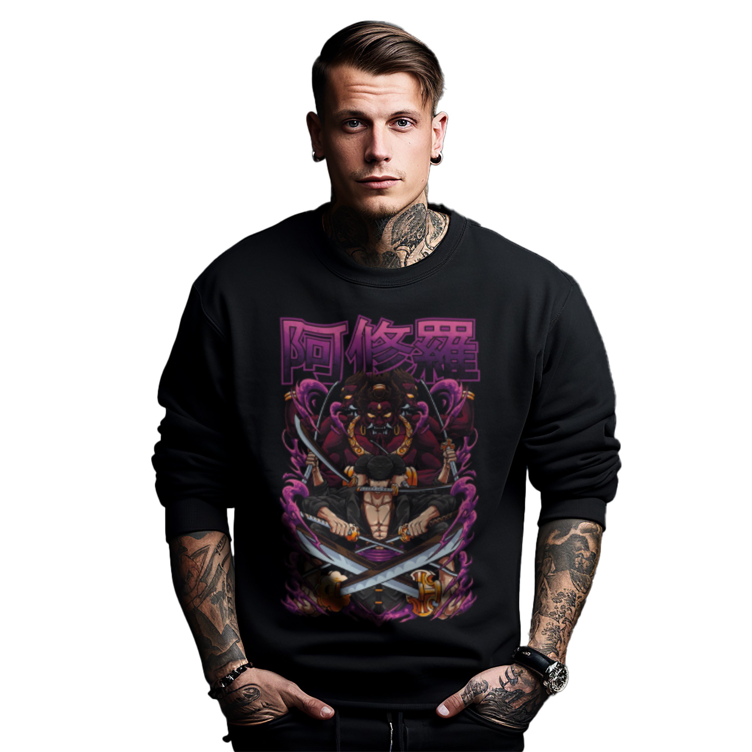 Mikina s potiskem Anime Asura