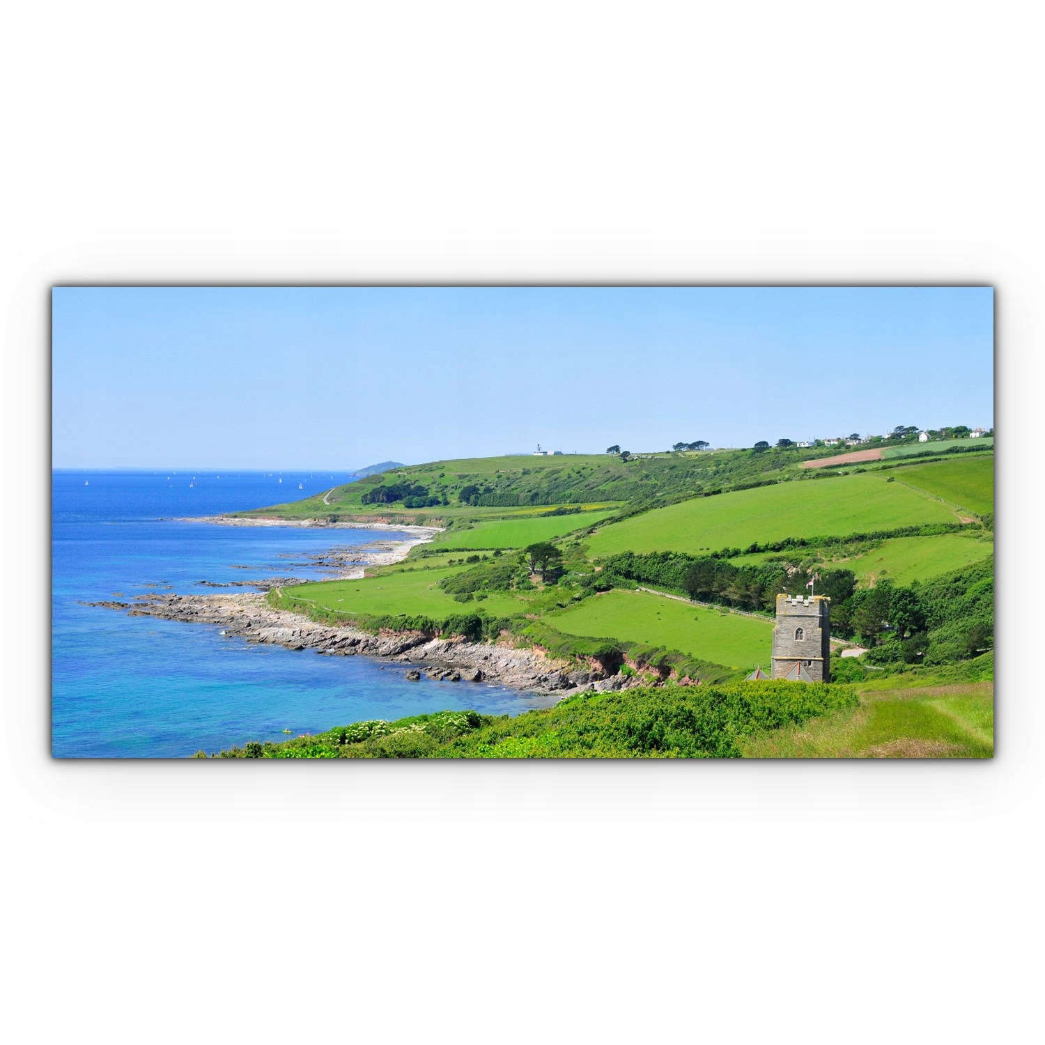 

Fotoobraz na płótnie 120x60 Wybrzeże Devon Morze