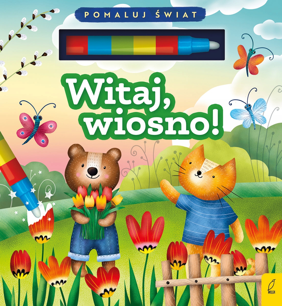

Witaj Wiosno Flamaster Wodny Czytaj Maluj