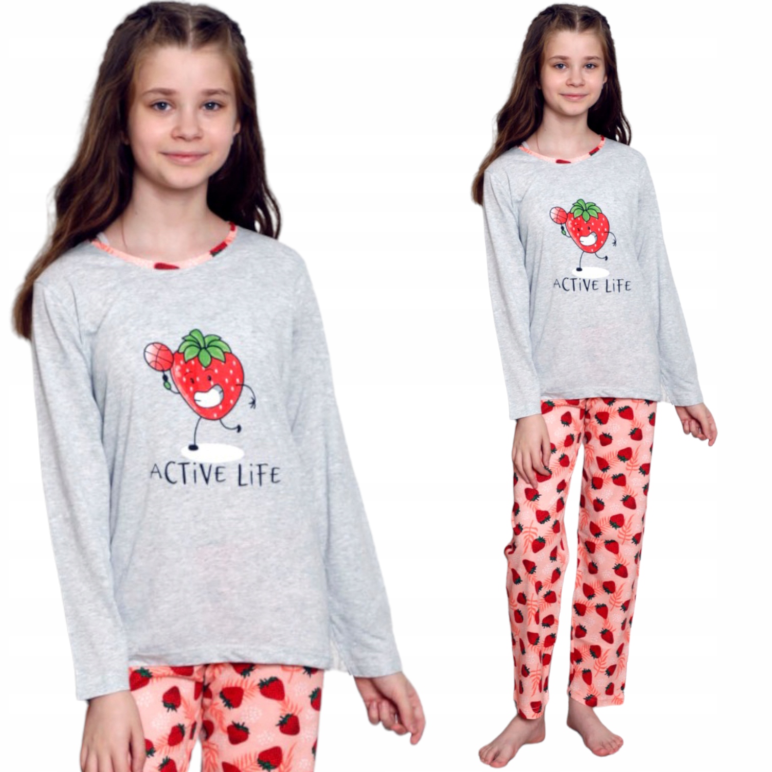 

Piżama Dziewczęca Dług Rękaw/dziecięca/młodzieżowa