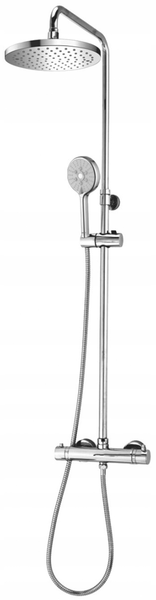 

System prysznicowy termostatyczny natynkowy