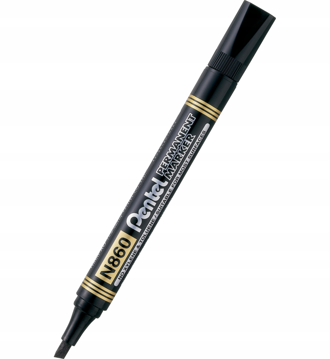 

Marker permanentny Pentel N860 czarny ścięta końc.