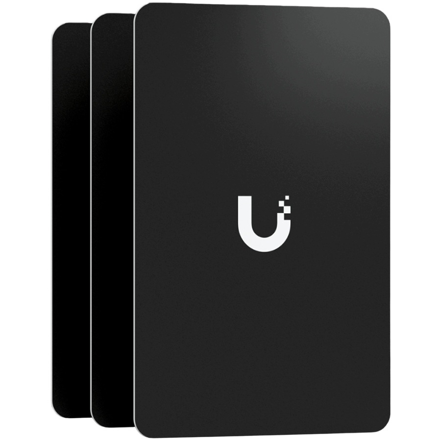 A pack of 10 highly-secure NFC cards used for access control within UniFi. Color - Black — 2