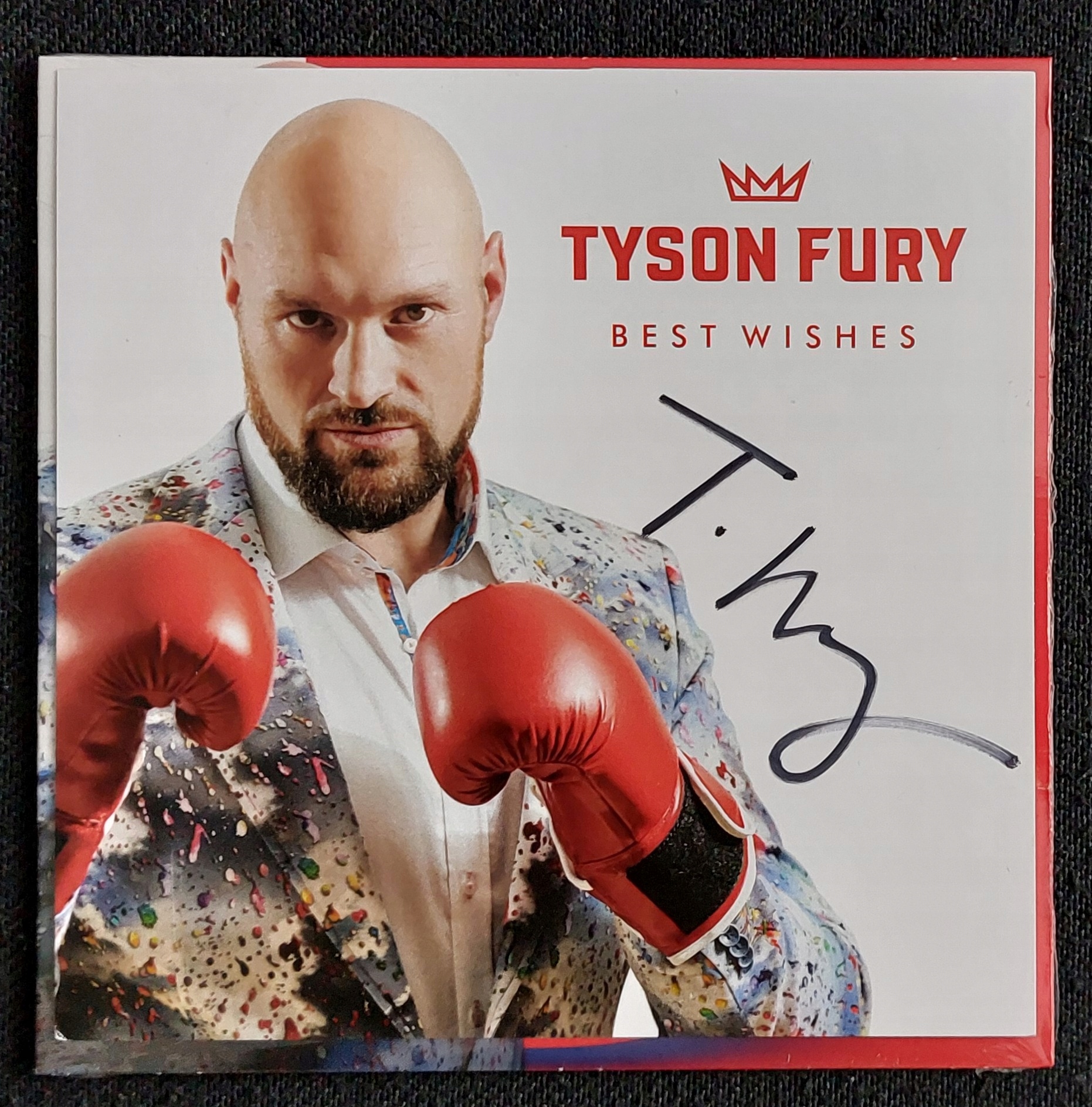 TYSON FURY Sweet Caroline CD AUTOGRAF boks WBC Wytwórnia EastWest