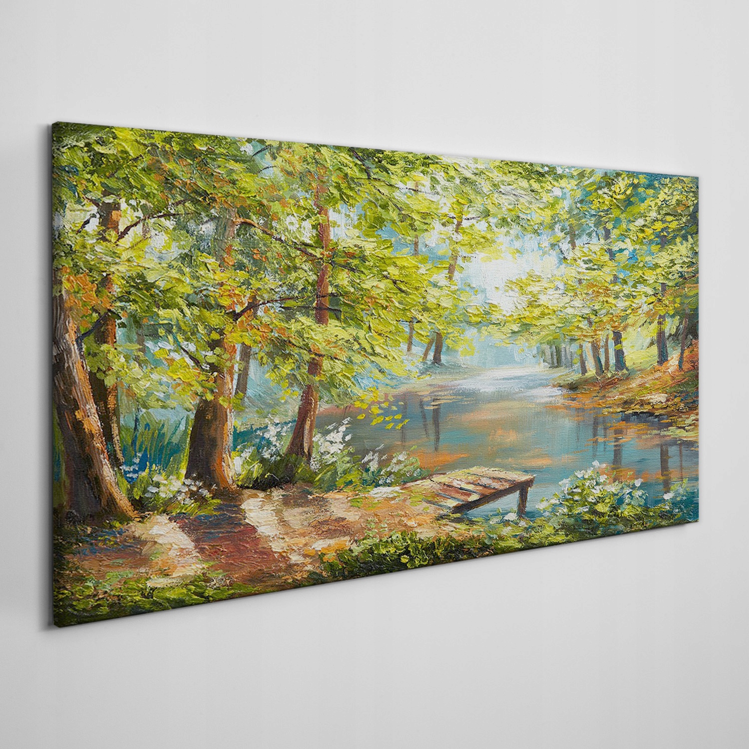 

Obraz na ramie płótno Przyroda las rzeka 100x50 cm