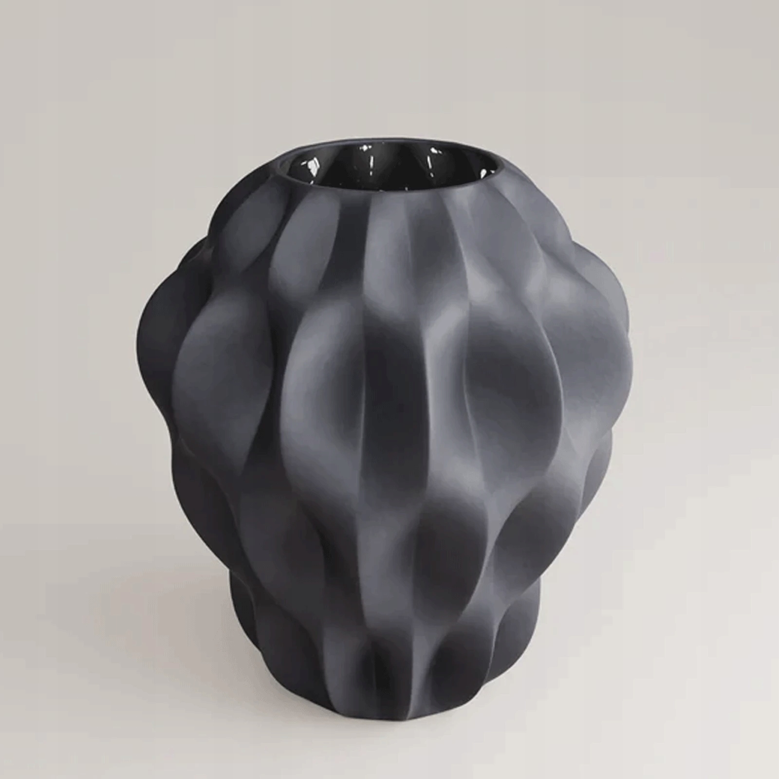 Váza 32 cm Plissan P čierna Holaria