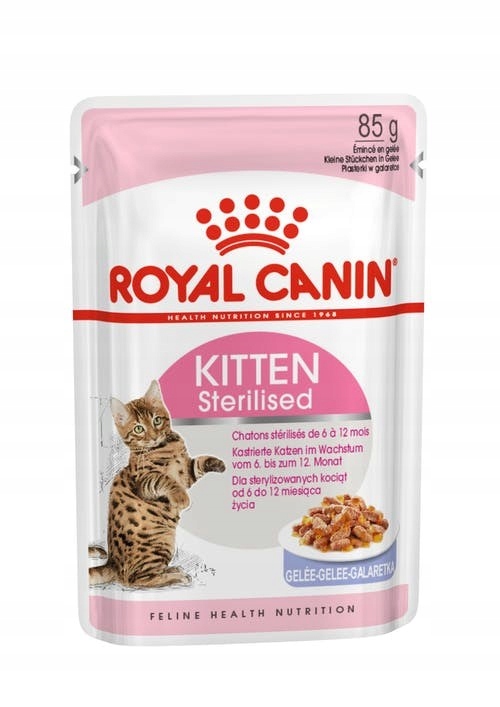 Levně Royal Canin Fhn Kitten Sterilised v želé – vlhké krmivo pro koťata – 12