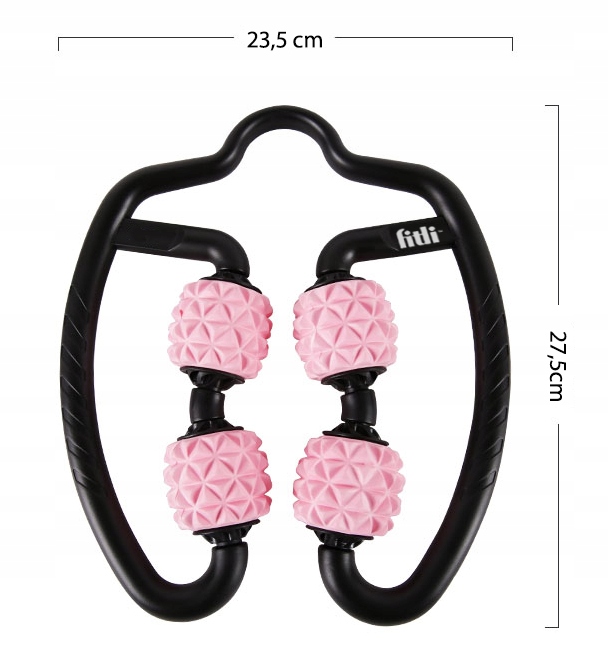 MASAŻER DO CIAŁA ANTYCELLULITOWY RĘCZNY ROLLER Kolor różowy