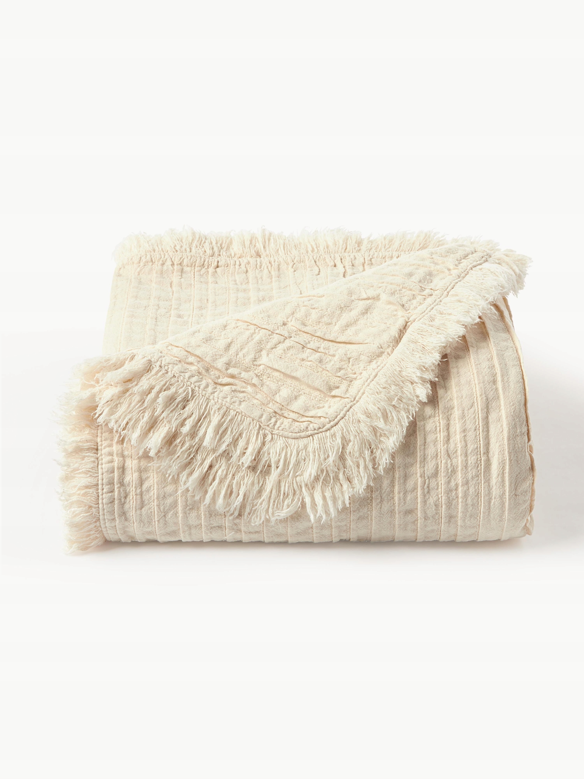 Bavlněná deka s třásněmi Artemis 140 x 170 100 % bavlna