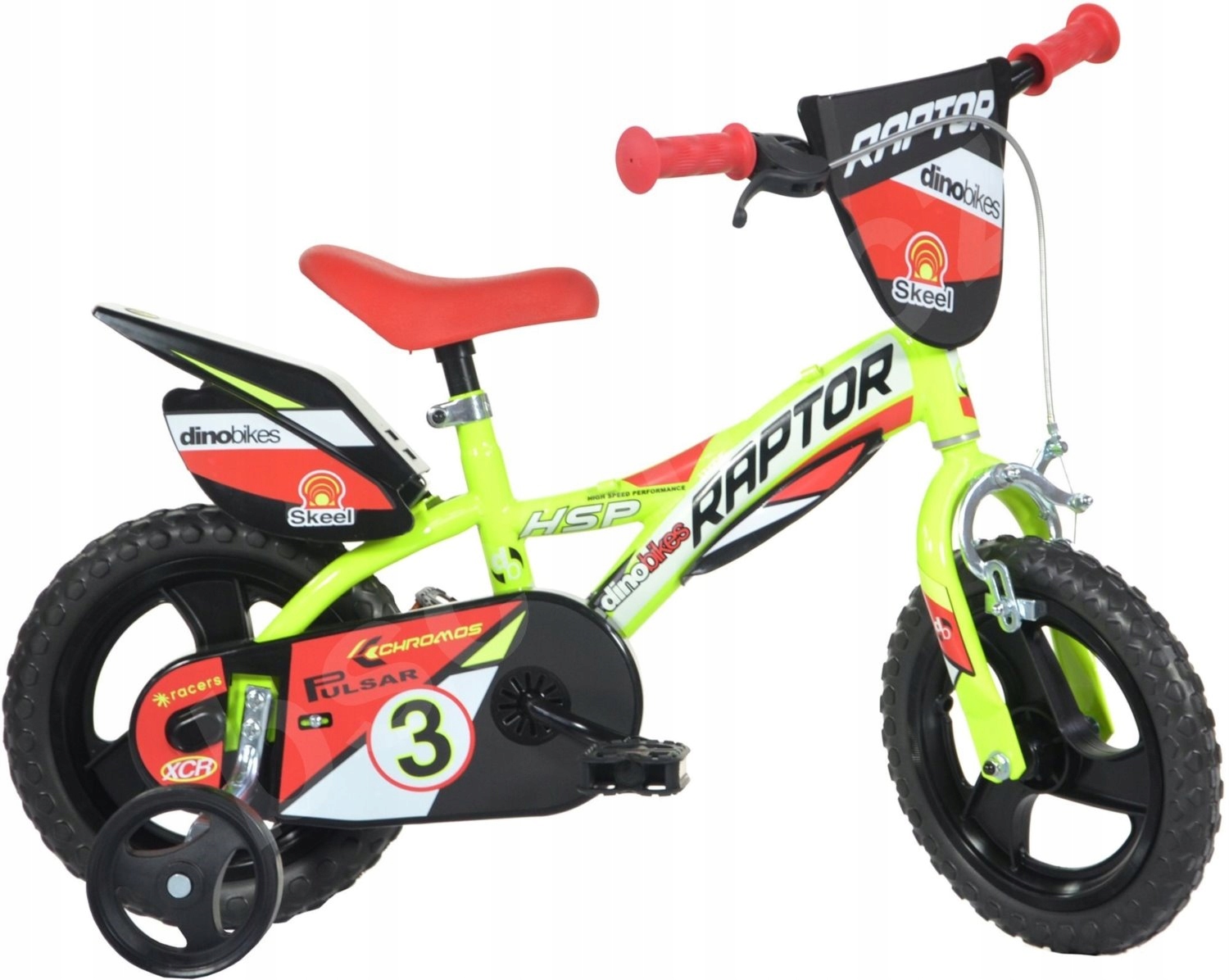 Dino Bikes Dětské kolo 614-03RP Raptor 12"